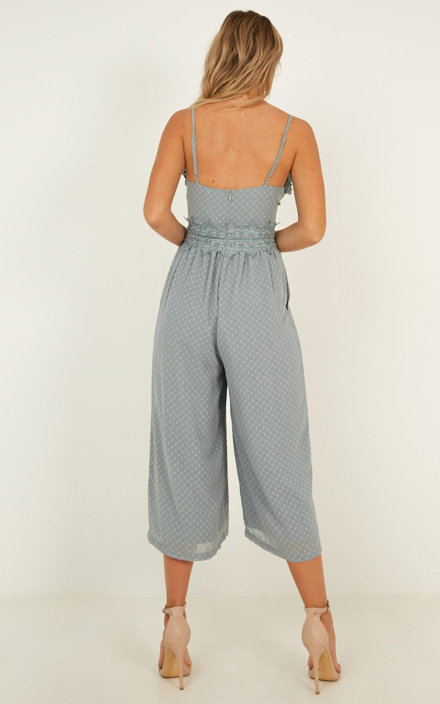 We Could Be Friends Jumpsuit In Sage