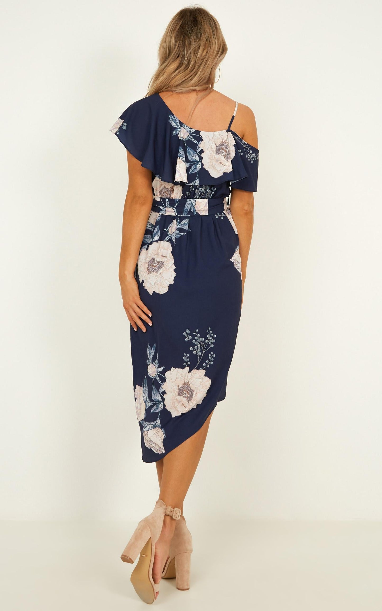 Showdown Dress In Navy Floral