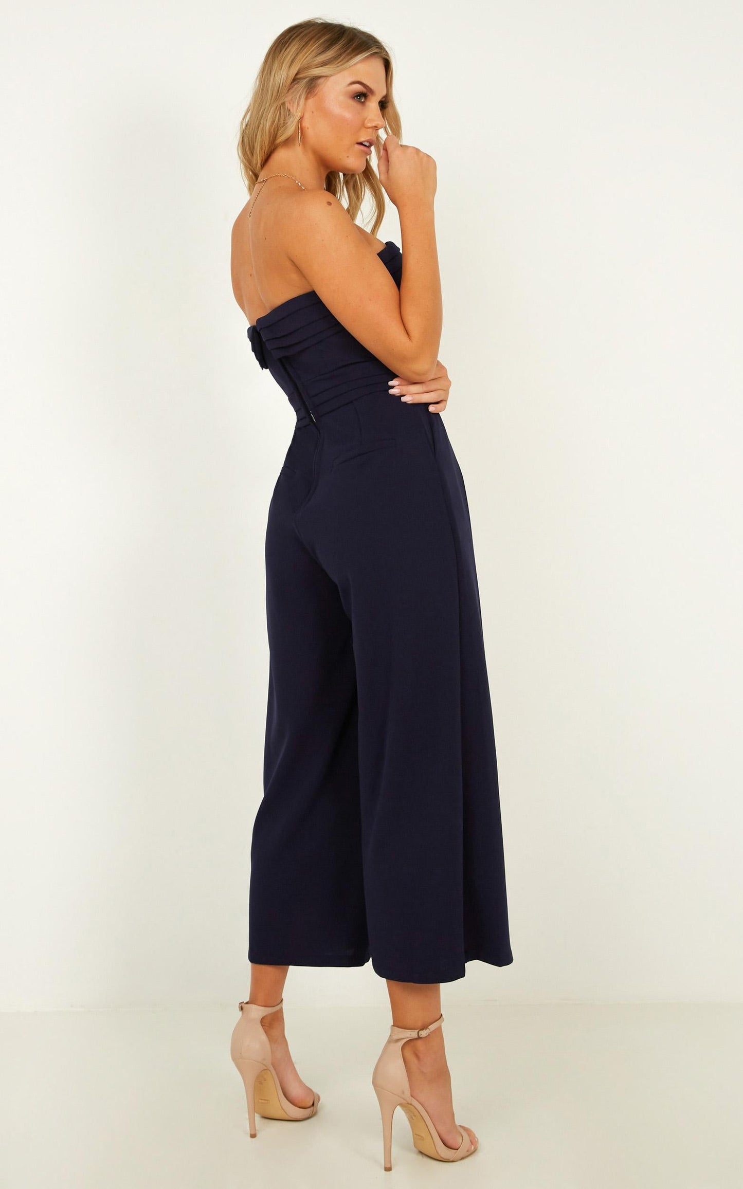 Up Ahead Jumpsuit In Navy