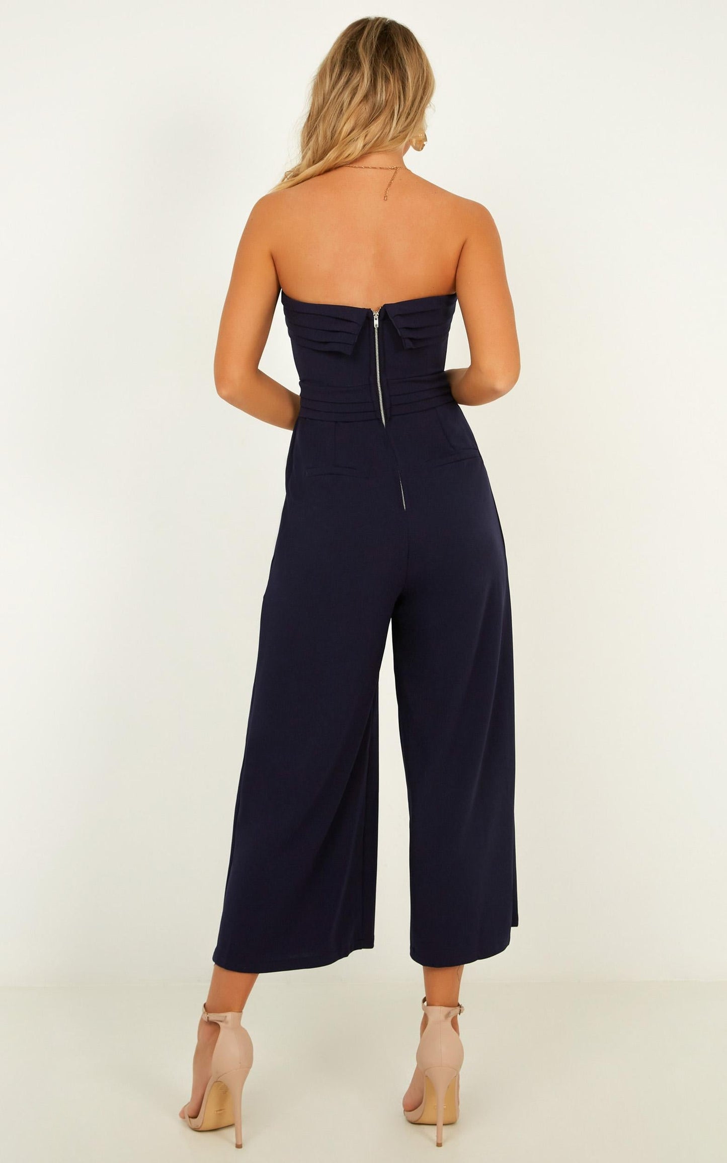Up Ahead Jumpsuit In Navy