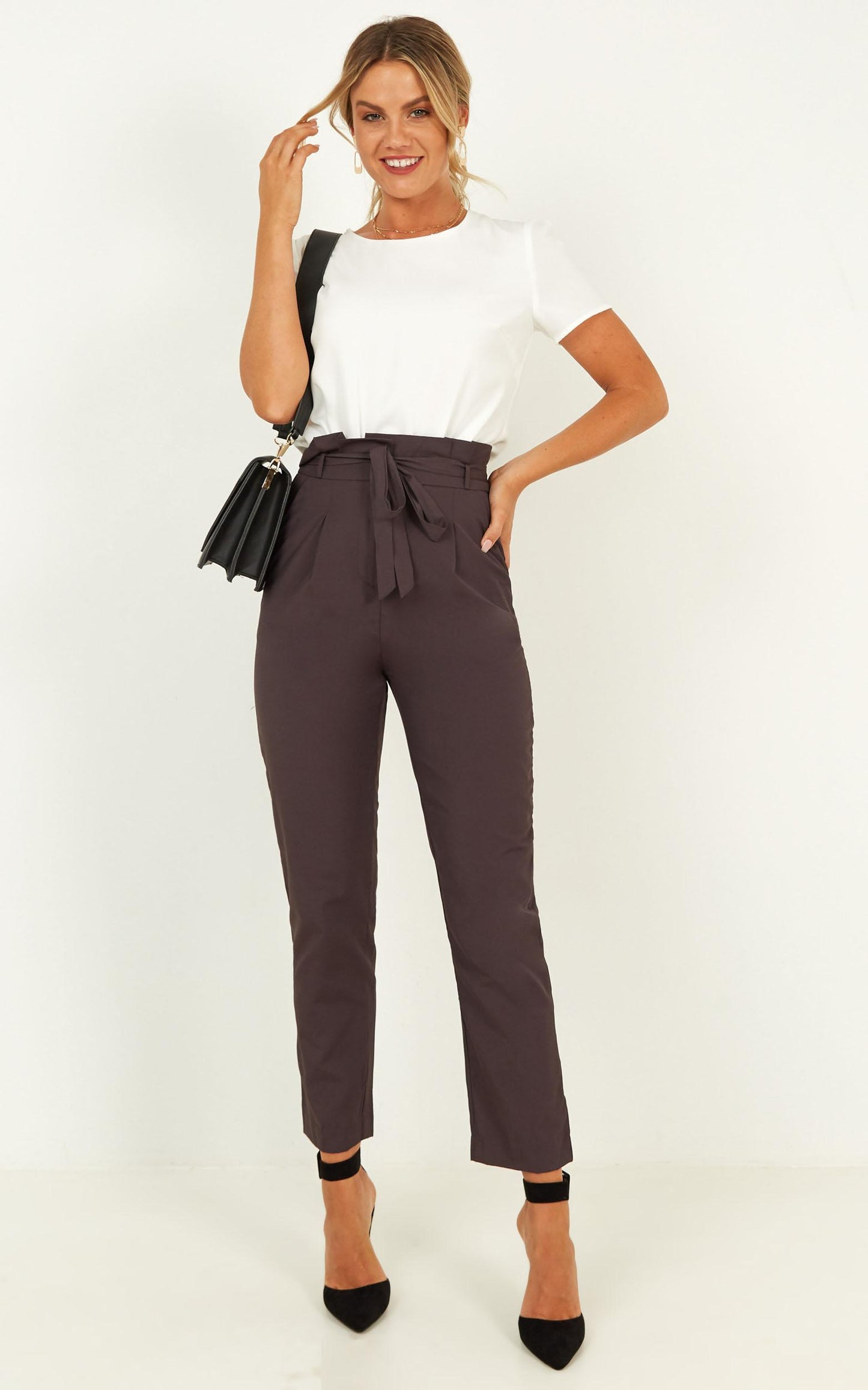 Management Pants In Grey