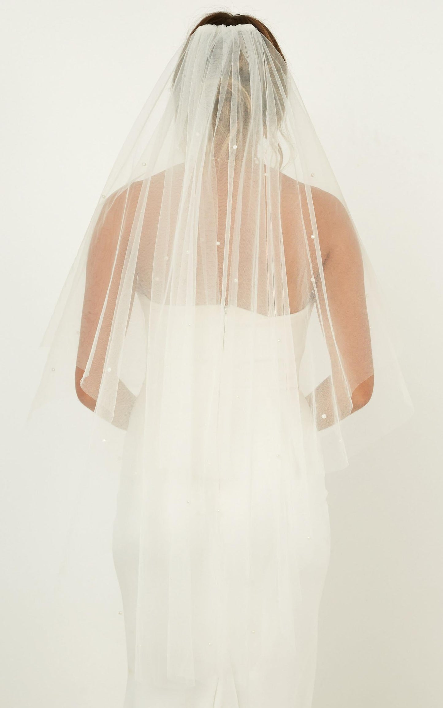 Hearts Collide Veil In White