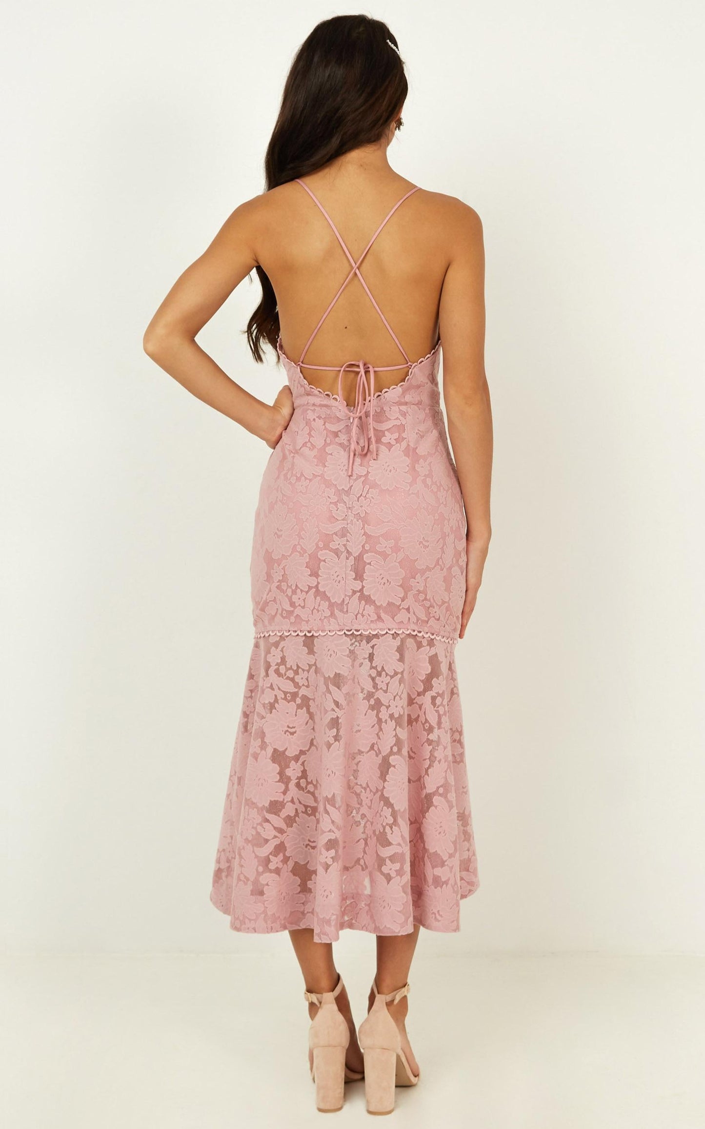 Endless Loving Dress In Blush
