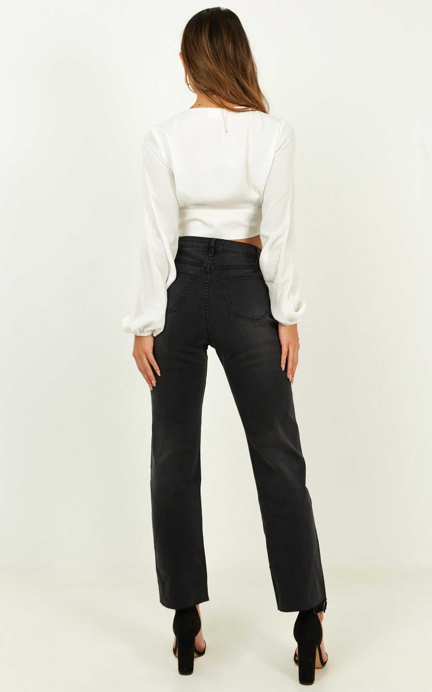 Lisa Jeans In Washed Black