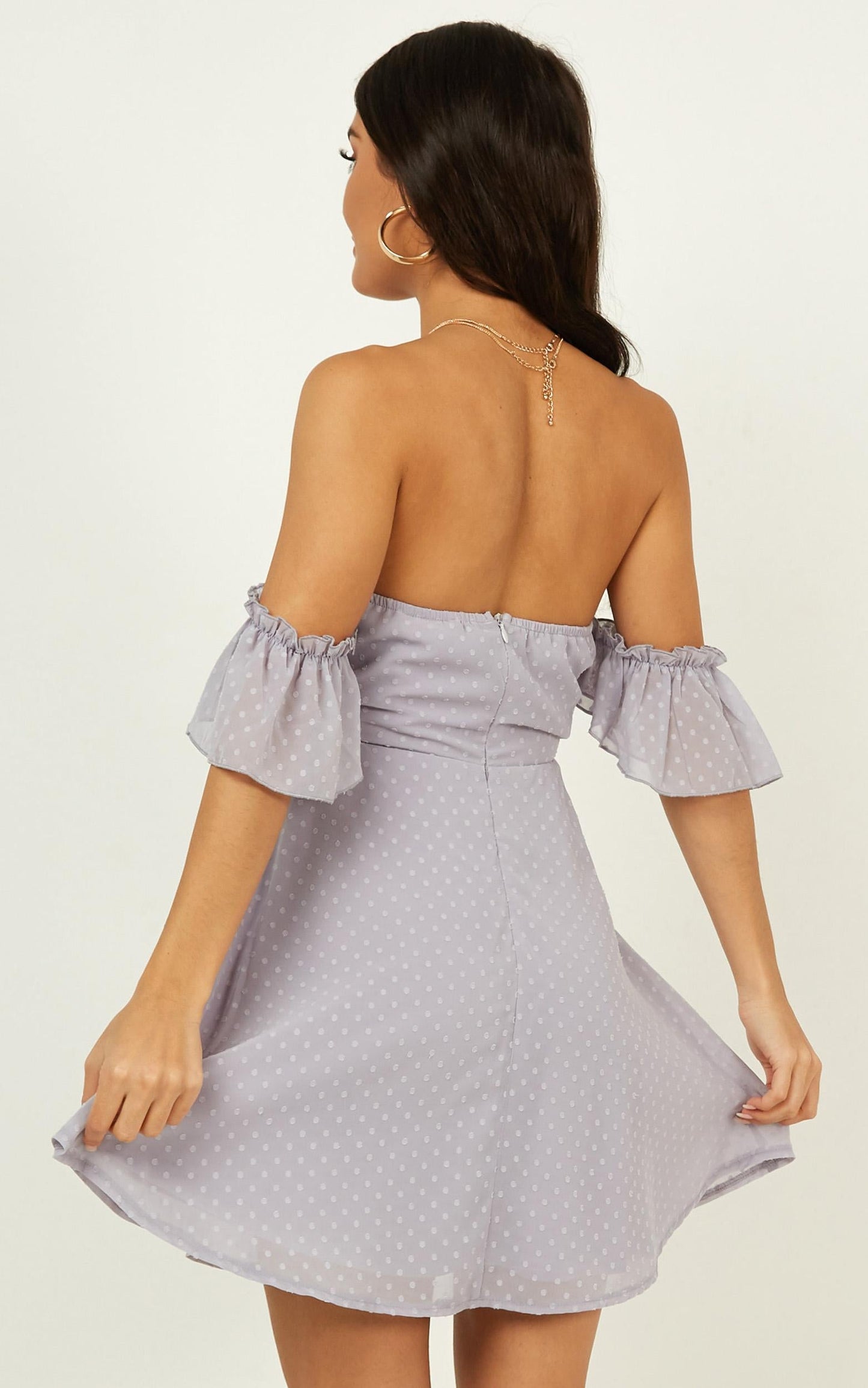 Take Flight Dress in Dove Grey