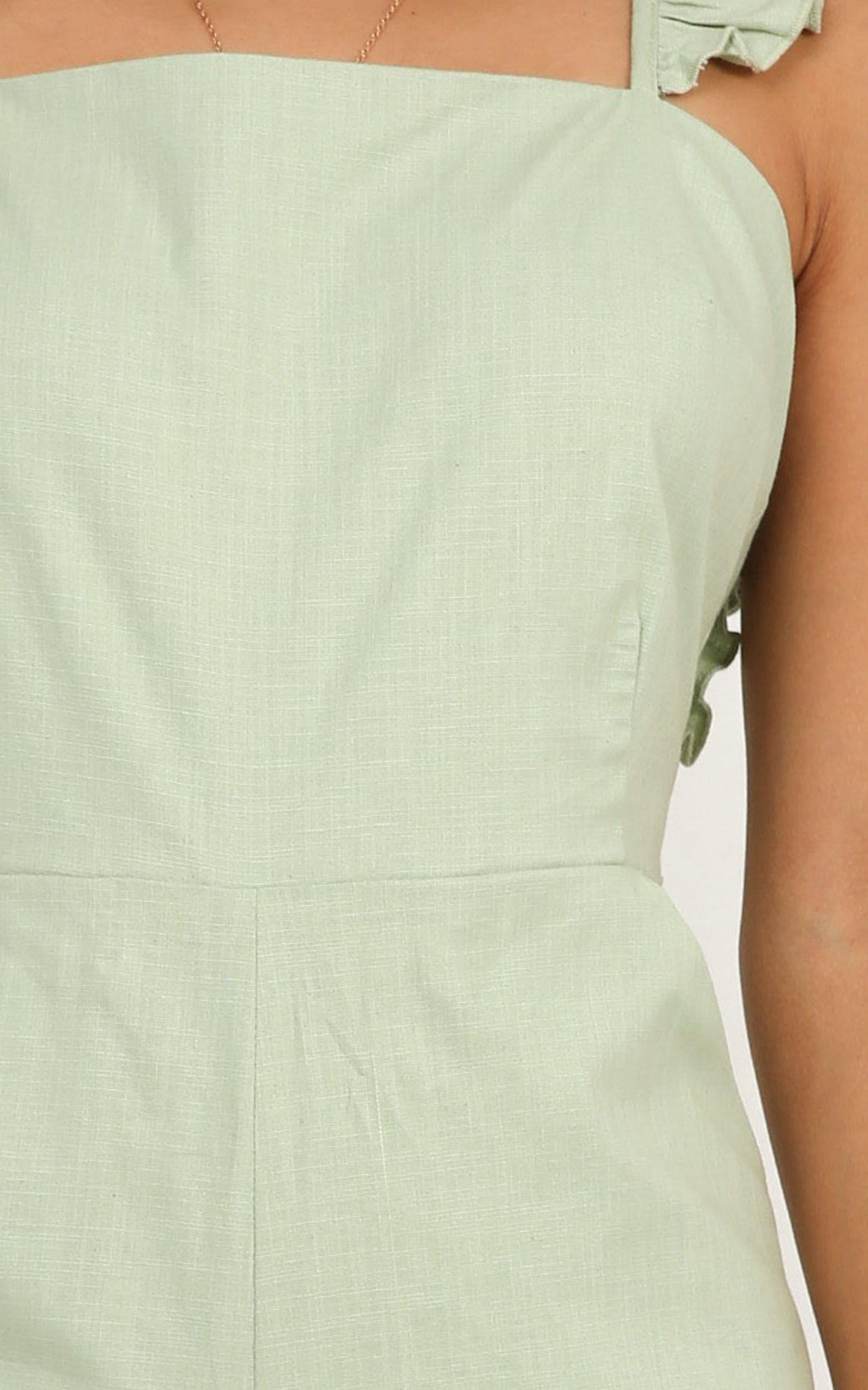 Be So Right Playsuit In Sage