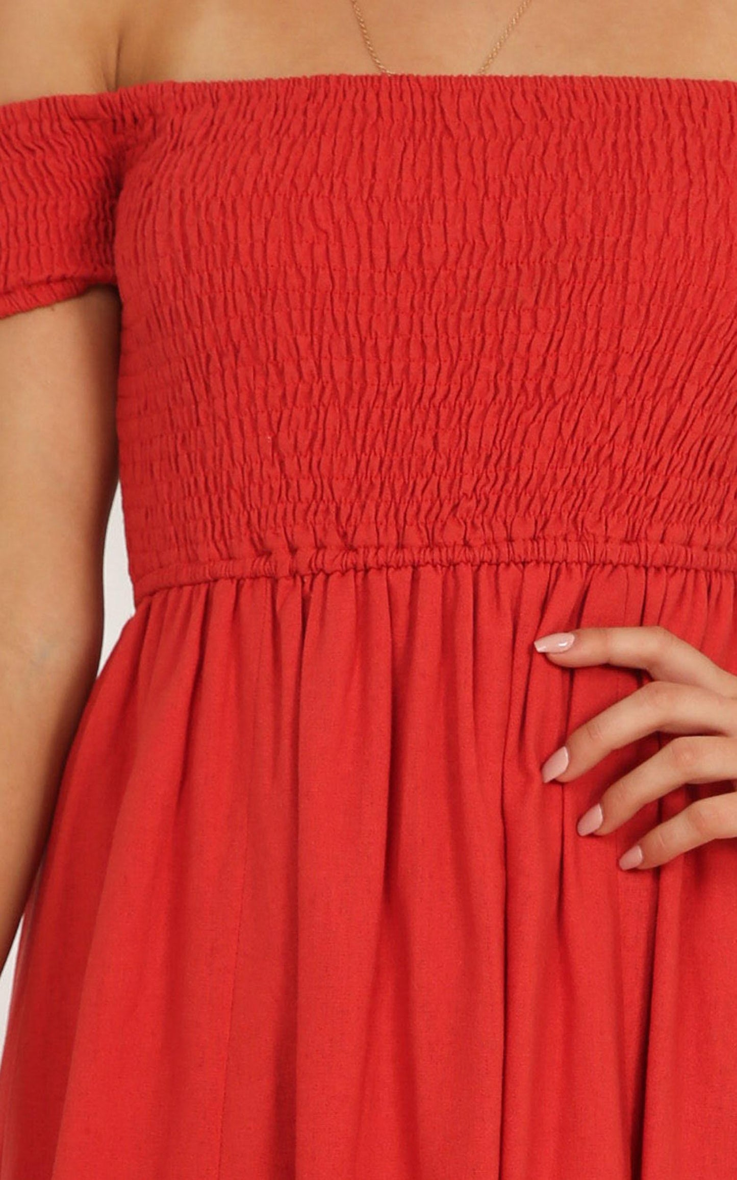 Game Changing Maxi Dress In Rust Linen Look