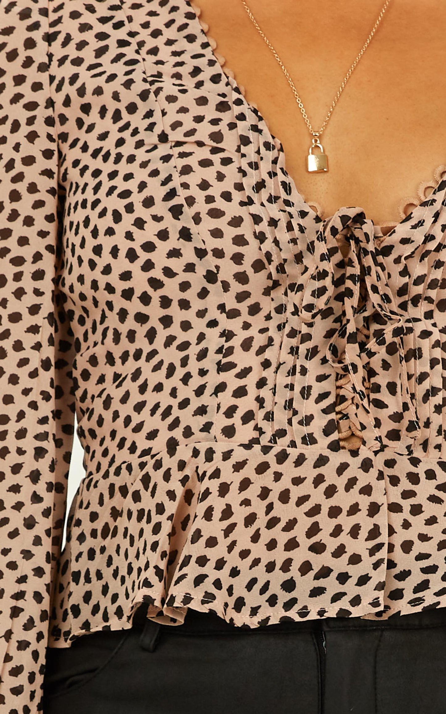 Another Reason Top in Leopard Print