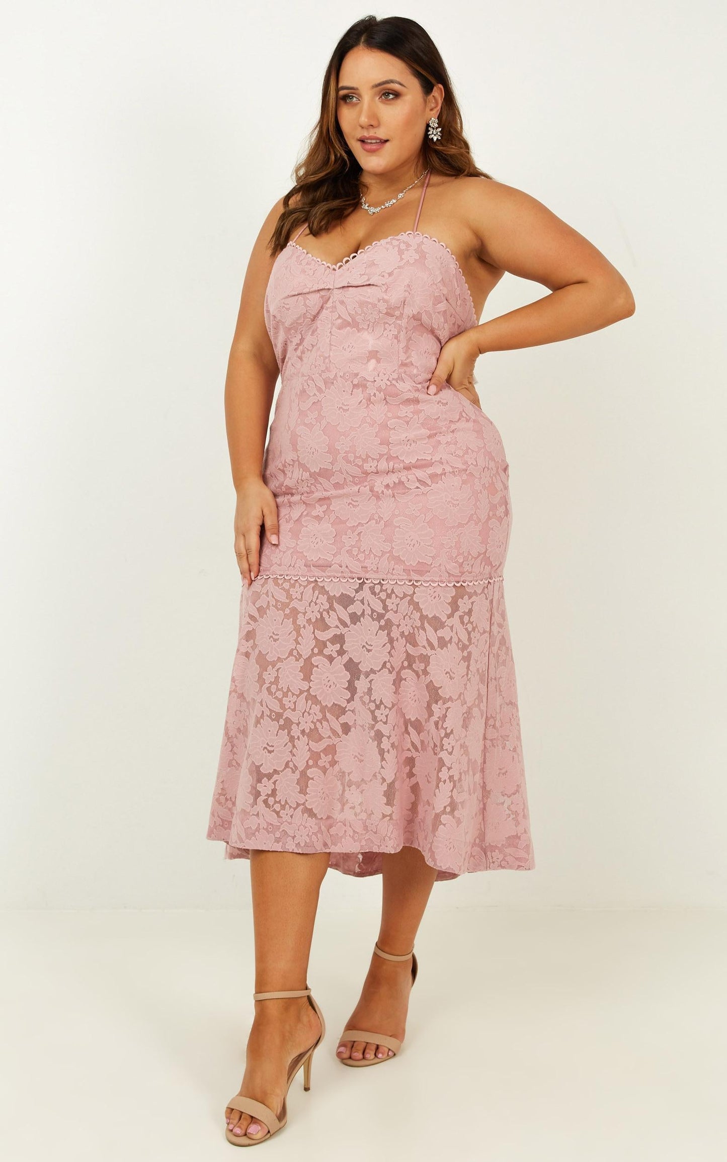 Endless Loving Dress In Blush