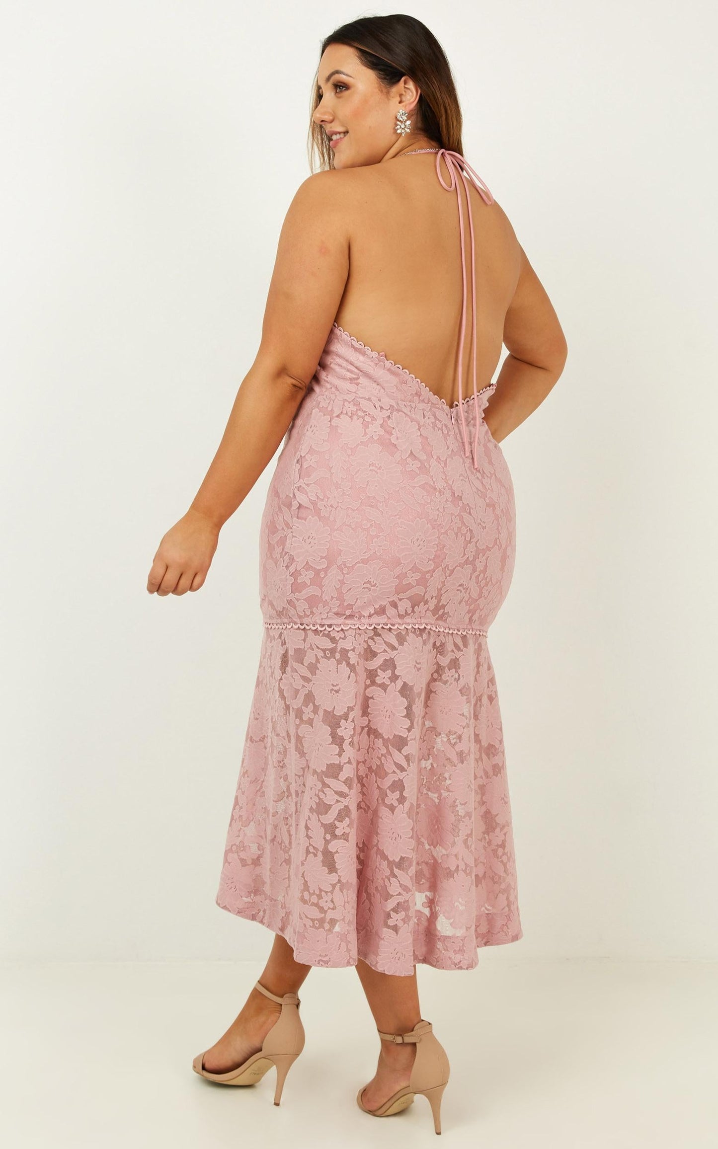 Endless Loving Dress In Blush