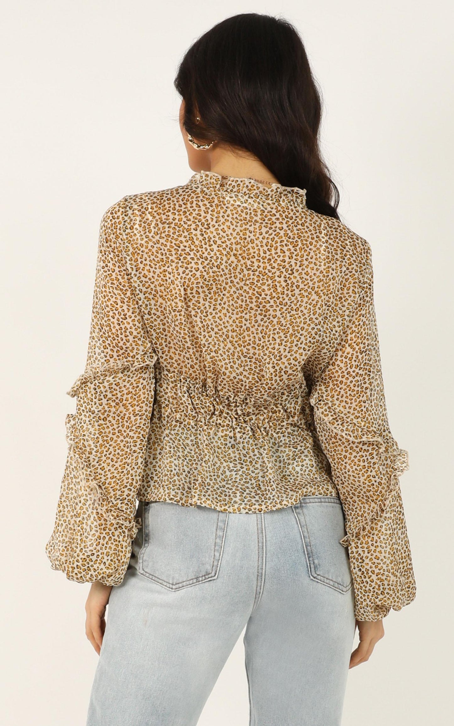 Know Your Power Top In Leopard Print