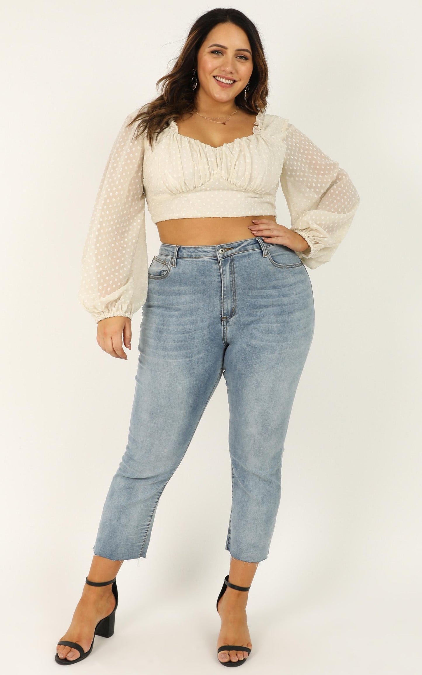 The Paparazzi Top In Cream