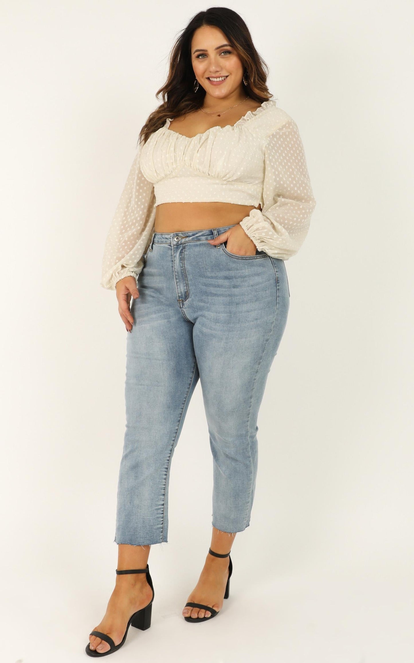 The Paparazzi Top In Cream