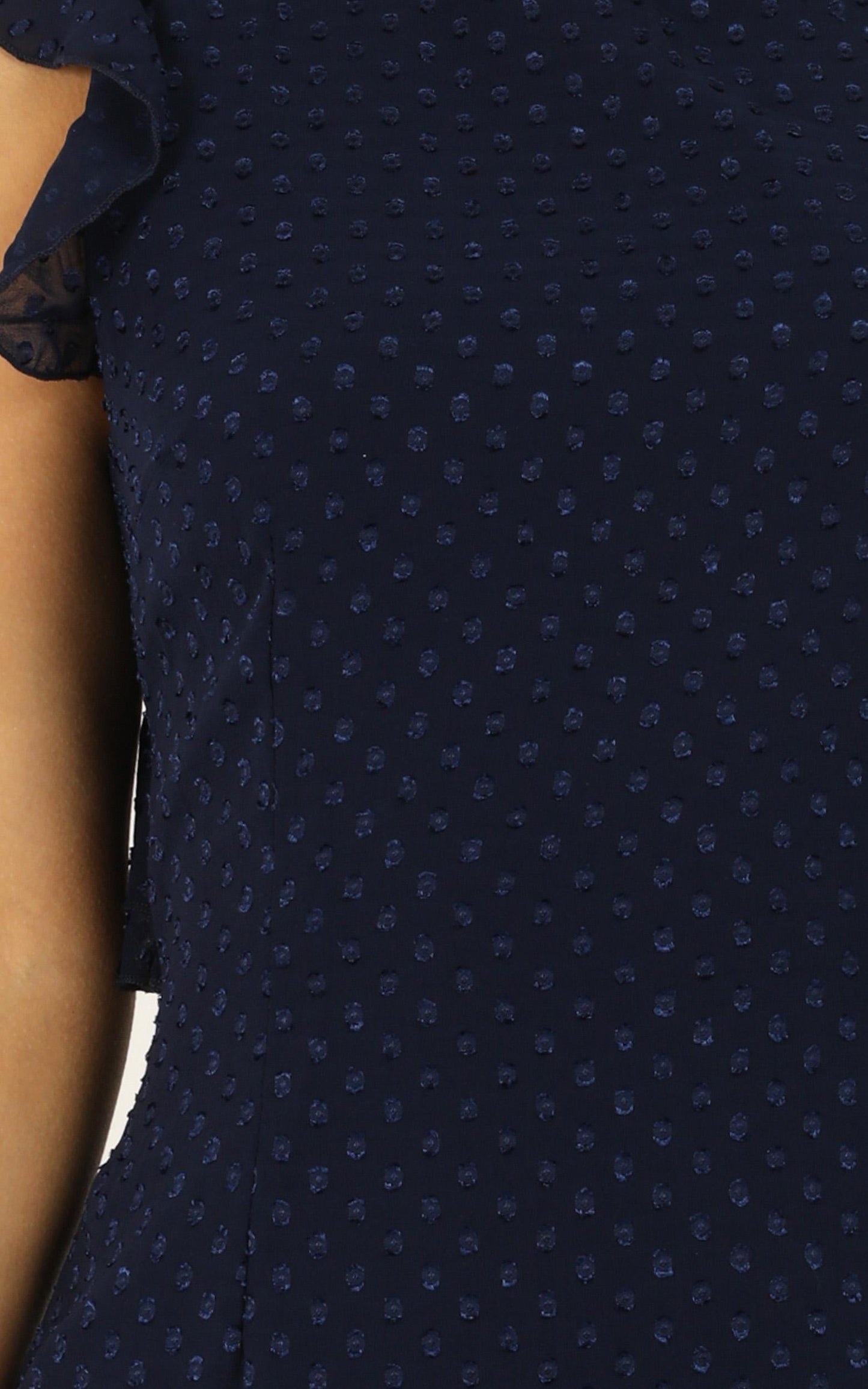 Tighten The Strings Dress In Navy