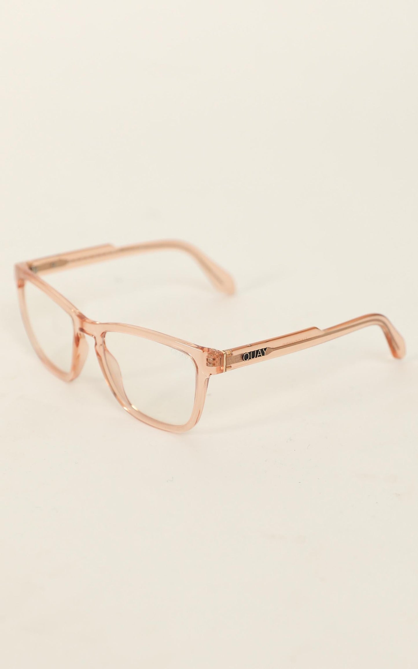 Quay x Chrissy - Hardwire Blue Light Glasses In Champagne
