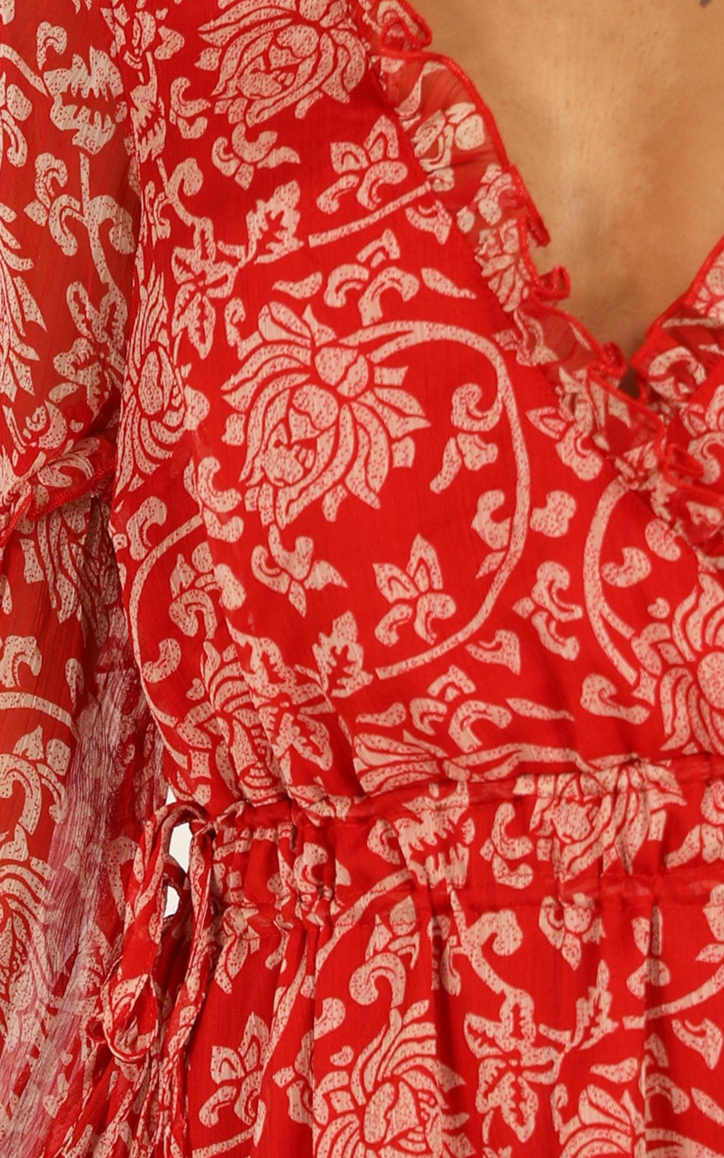 Nobody Else Matters Dress In Red Print