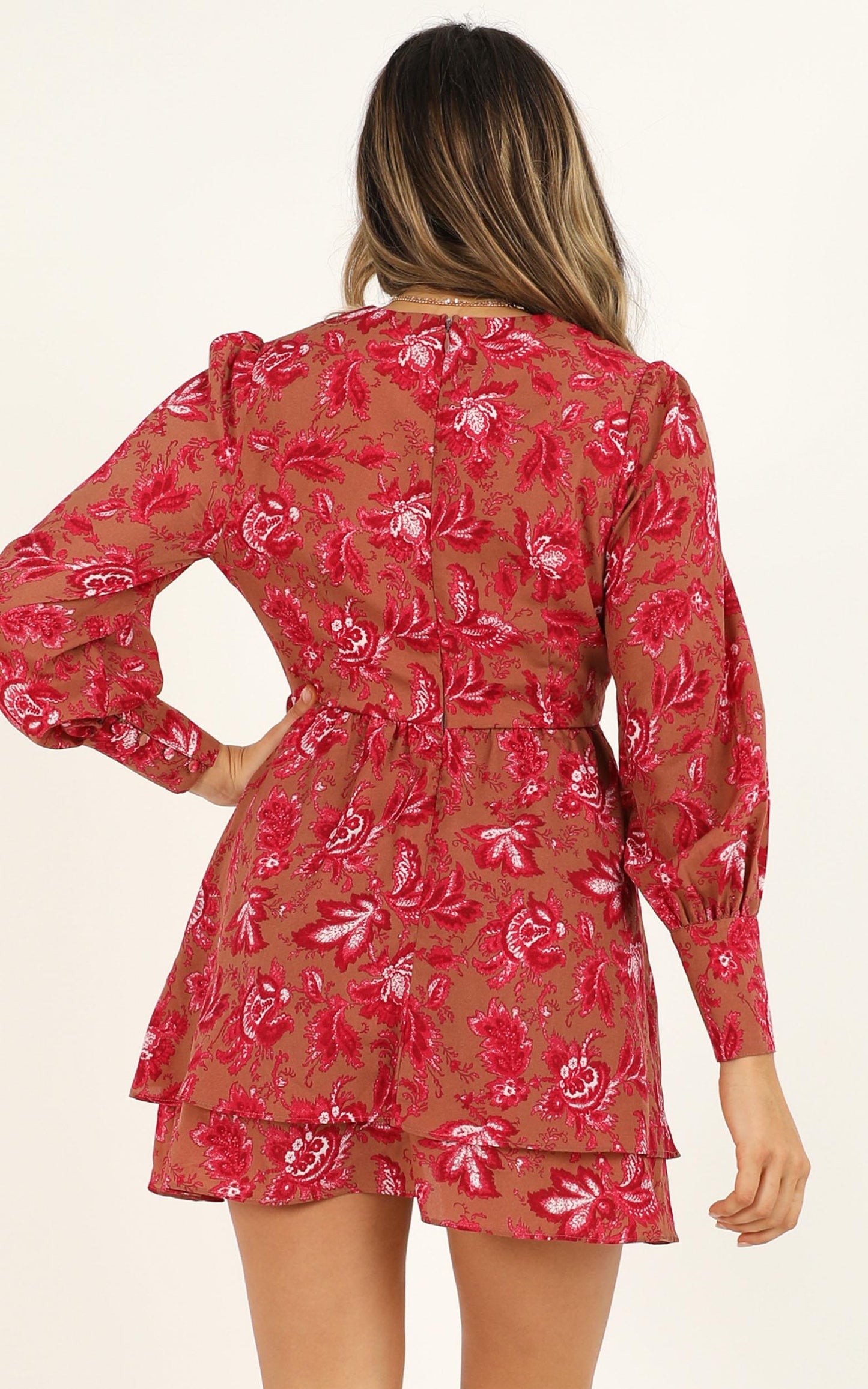 I Got My Reasons Dress in Pink Print