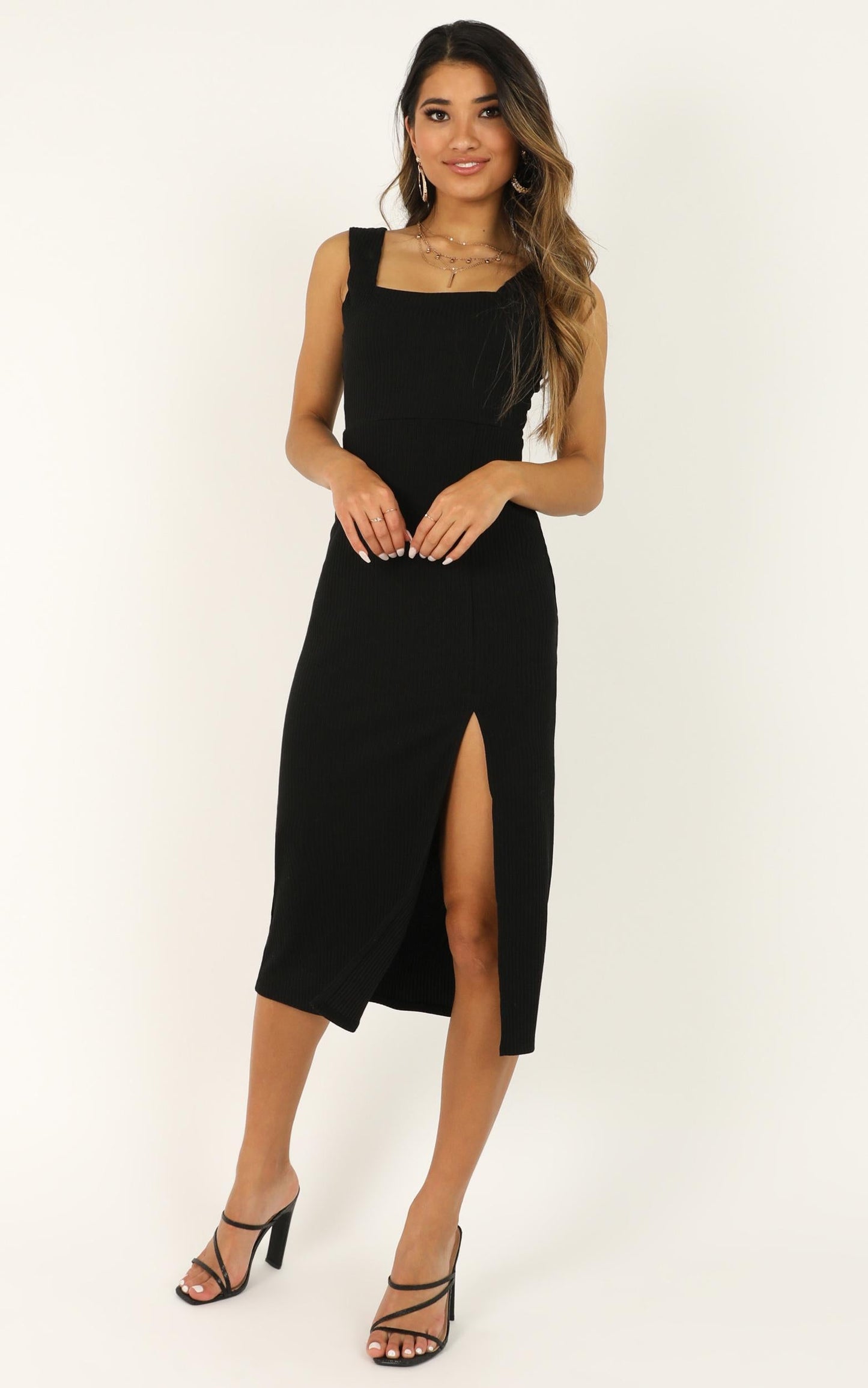Sticking With My Strengths Dress In Black