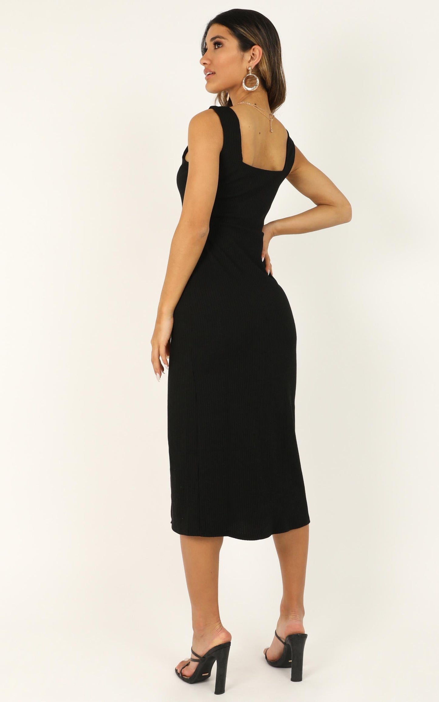 Sticking With My Strengths Dress In Black