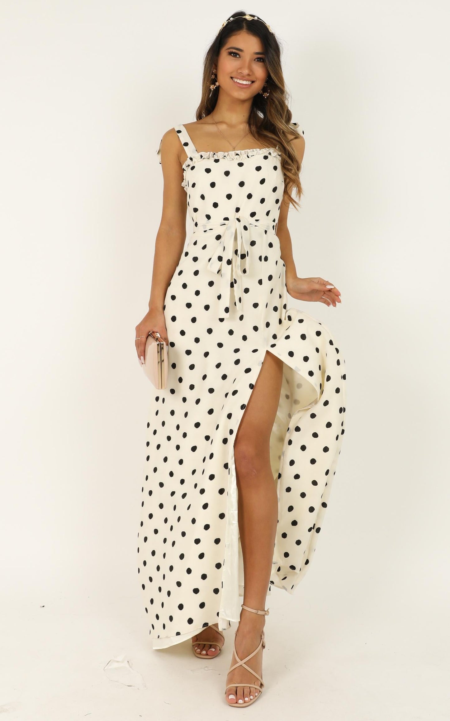 Got To Be Certain Dress In White Spot