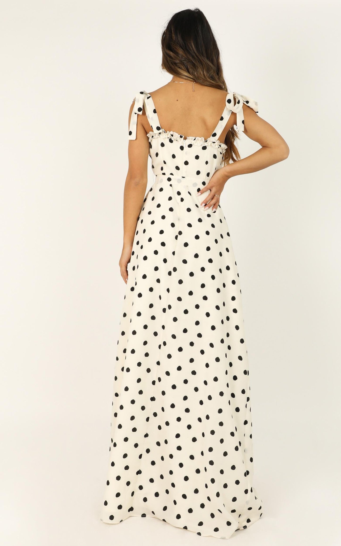 Got To Be Certain Dress In White Spot