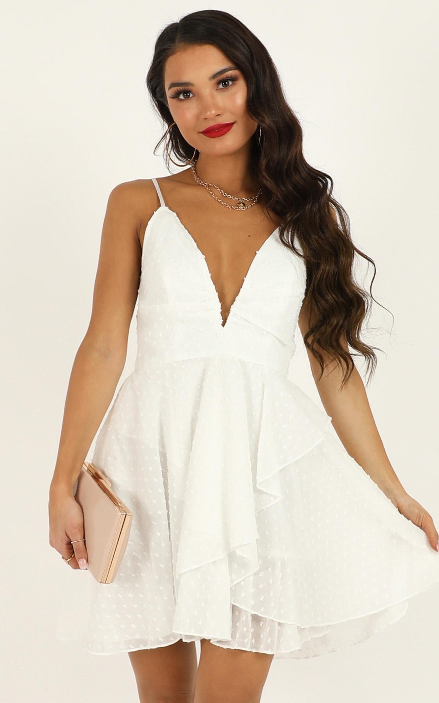 Feels Like Heaven Dress In White