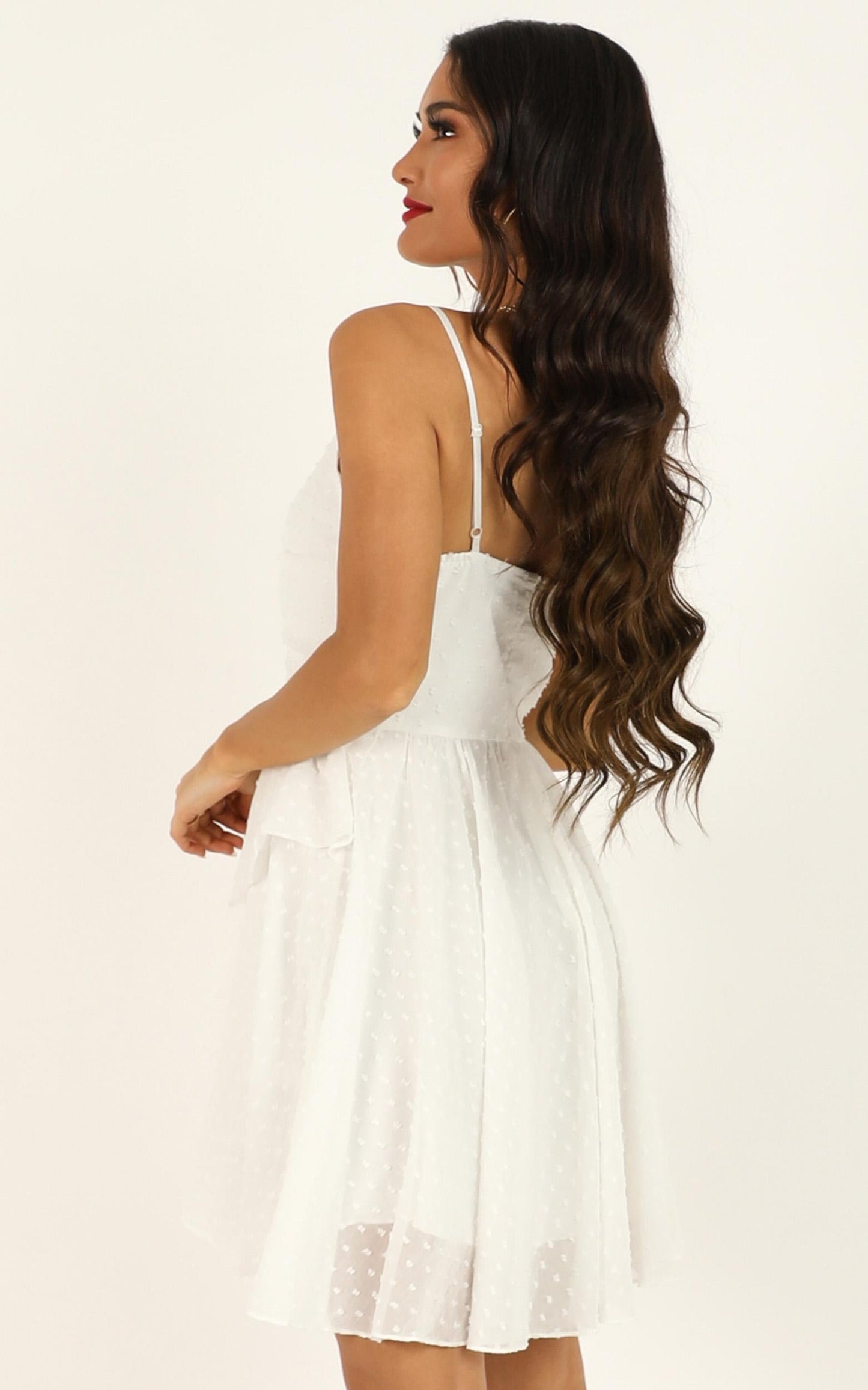 Feels Like Heaven Dress In White