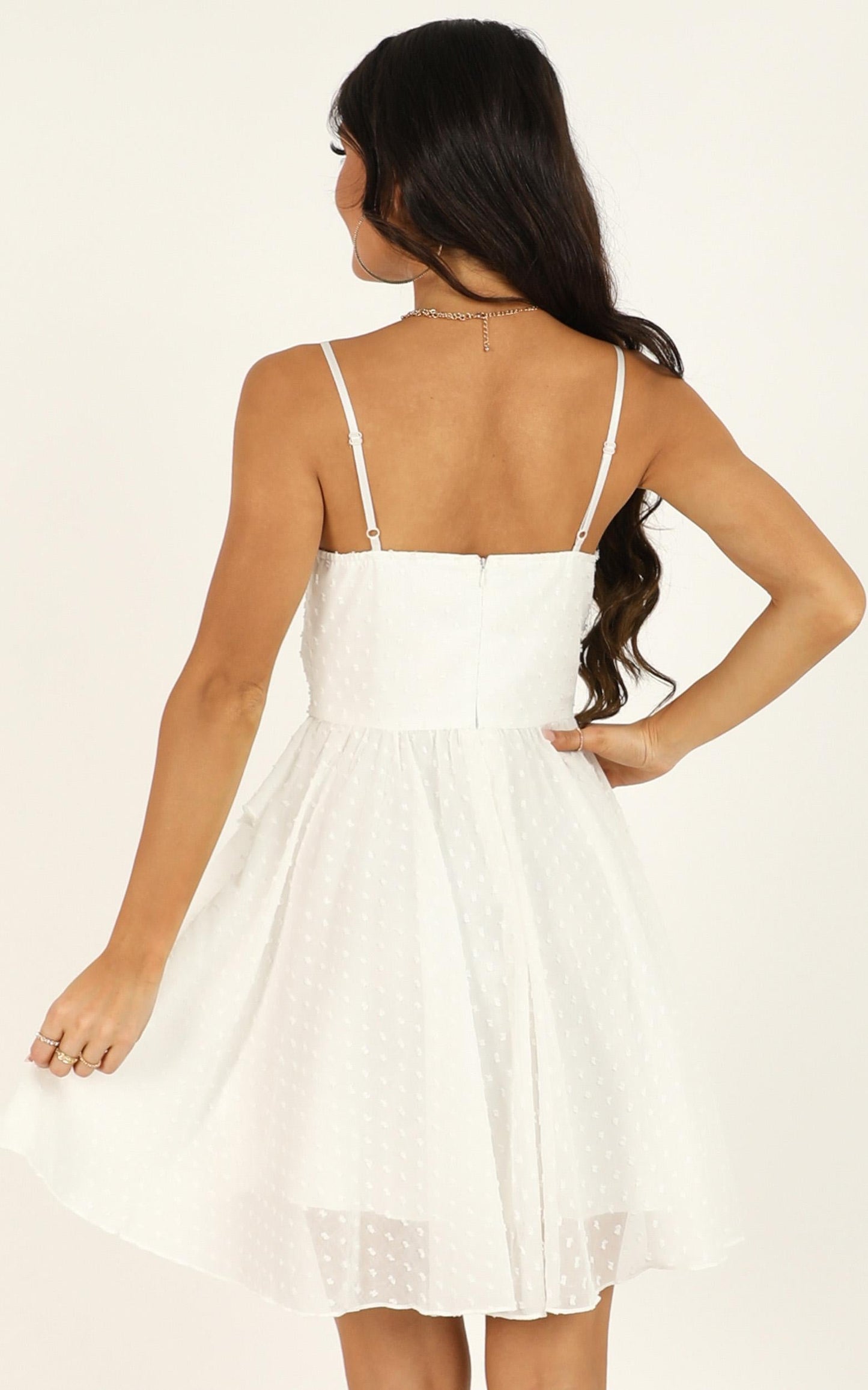 Feels Like Heaven Dress In White