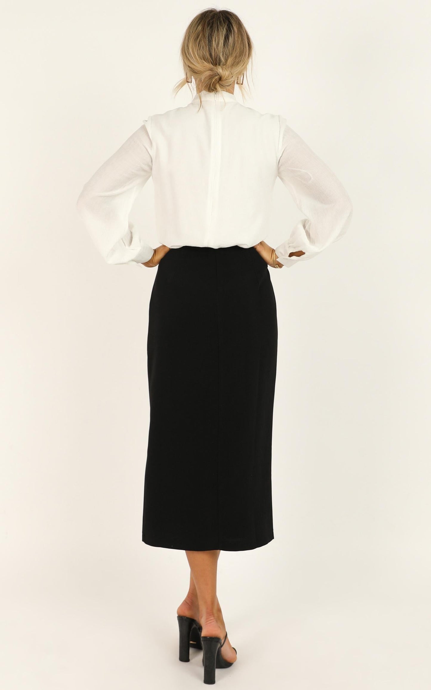 Number Cruncher Skirt In Black