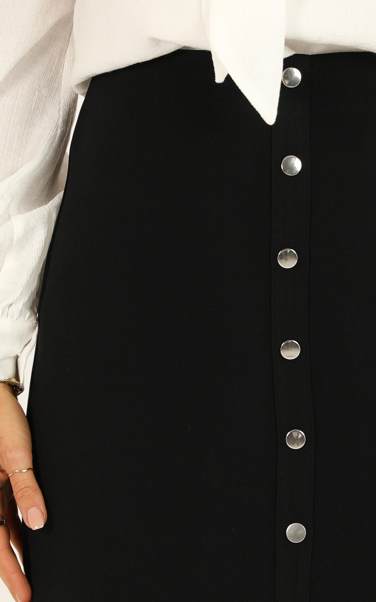 Number Cruncher Skirt In Black