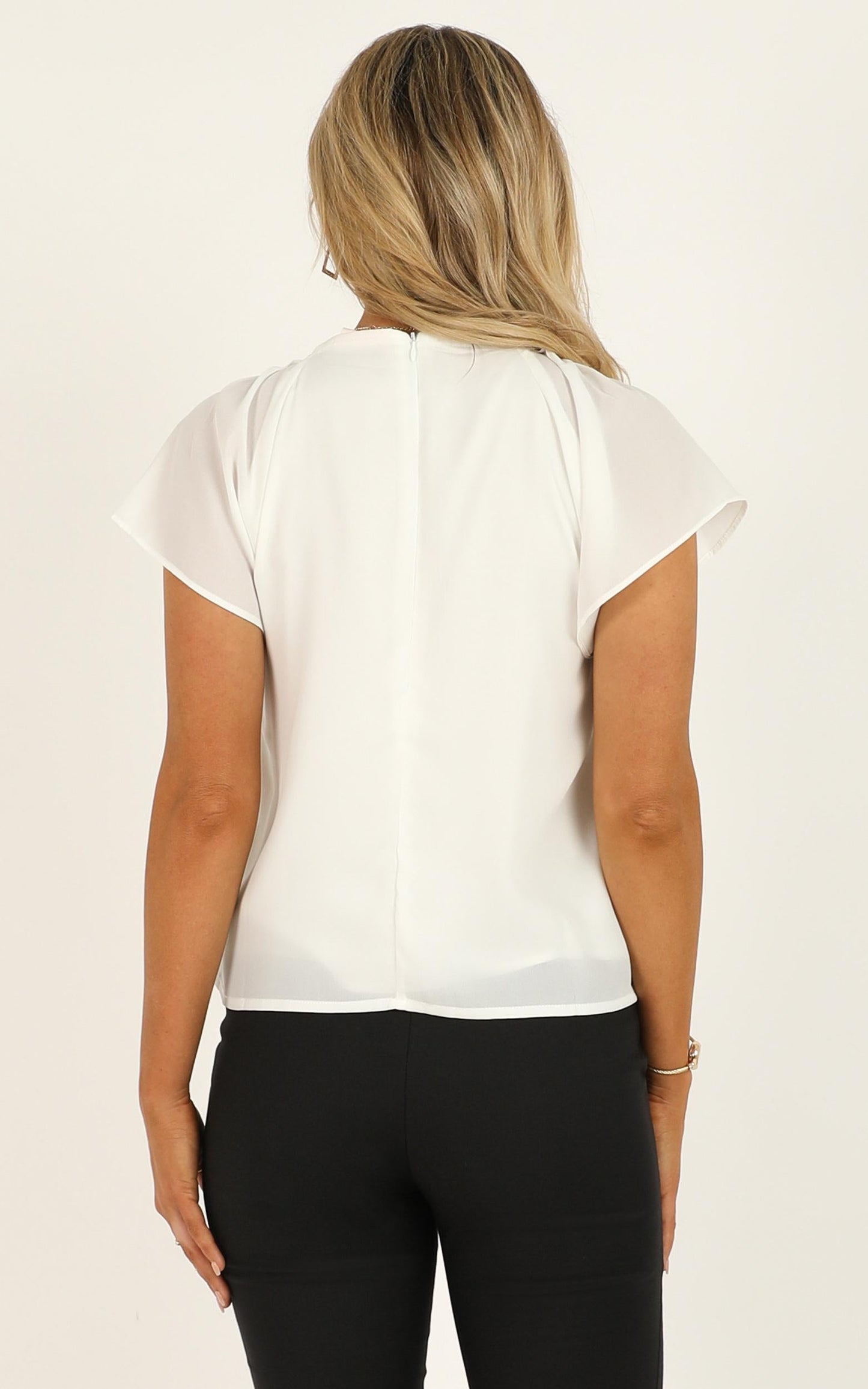 Faster Than You Top in White