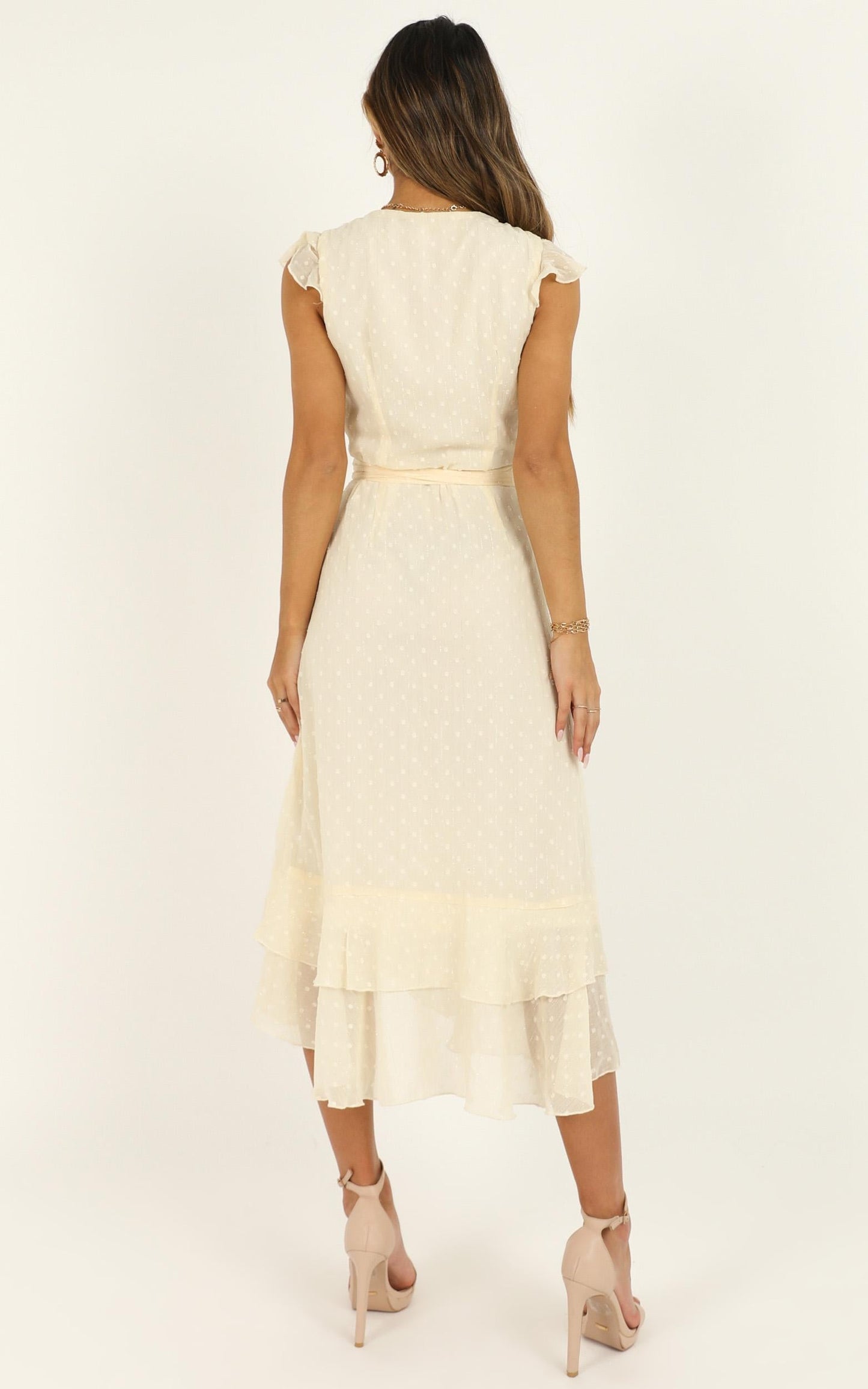 Let It Go Dress In Cream