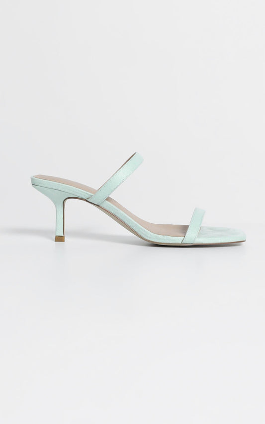 Therapy - Poppin Heels in Mint Suedette