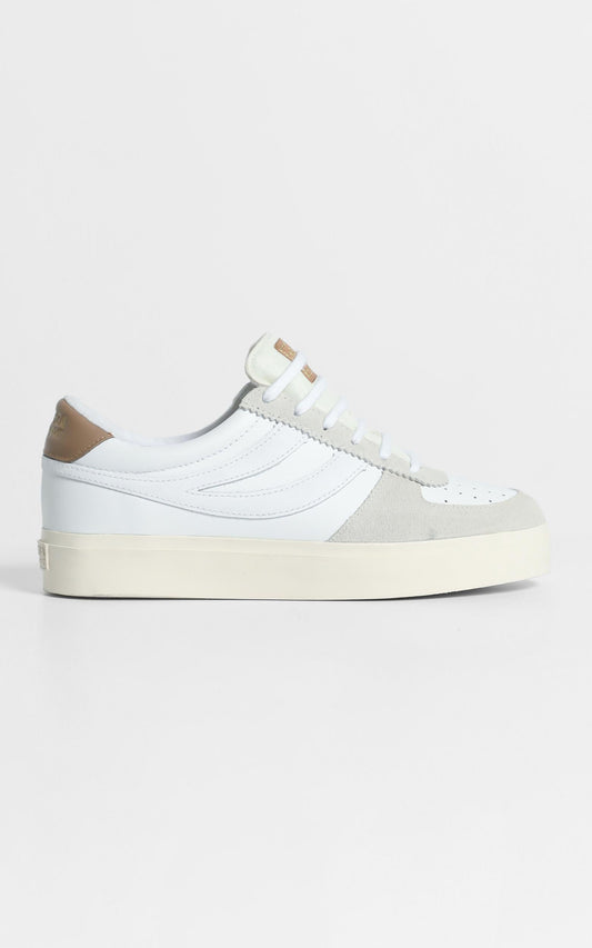 Superga - Seattle 3 Comflea Sneaker in white - brown dusty