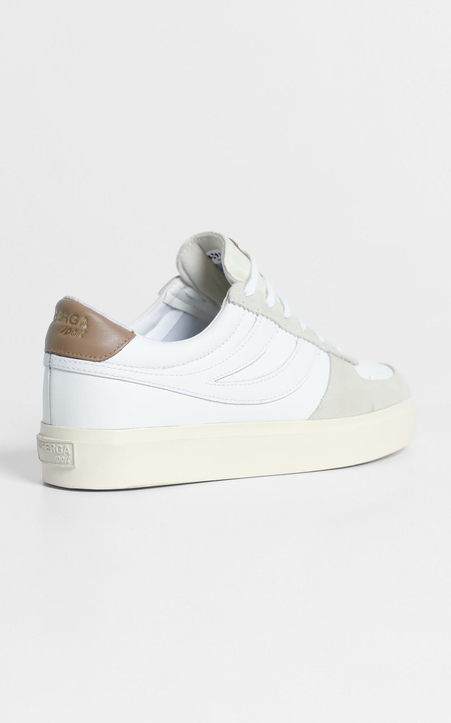 Superga - Seattle 3 Comflea Sneaker in white - brown dusty