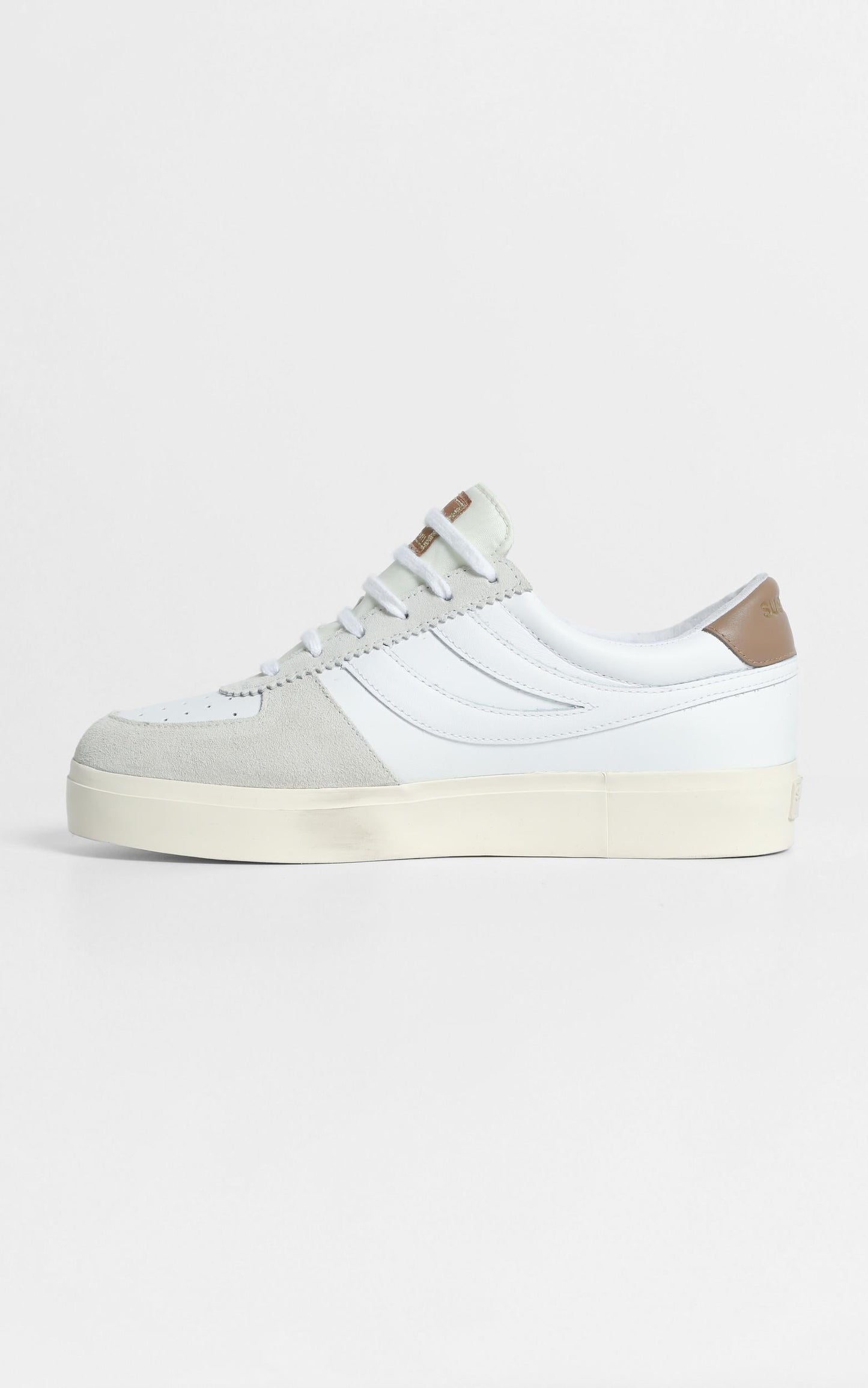 Superga - Seattle 3 Comflea Sneaker in white - brown dusty