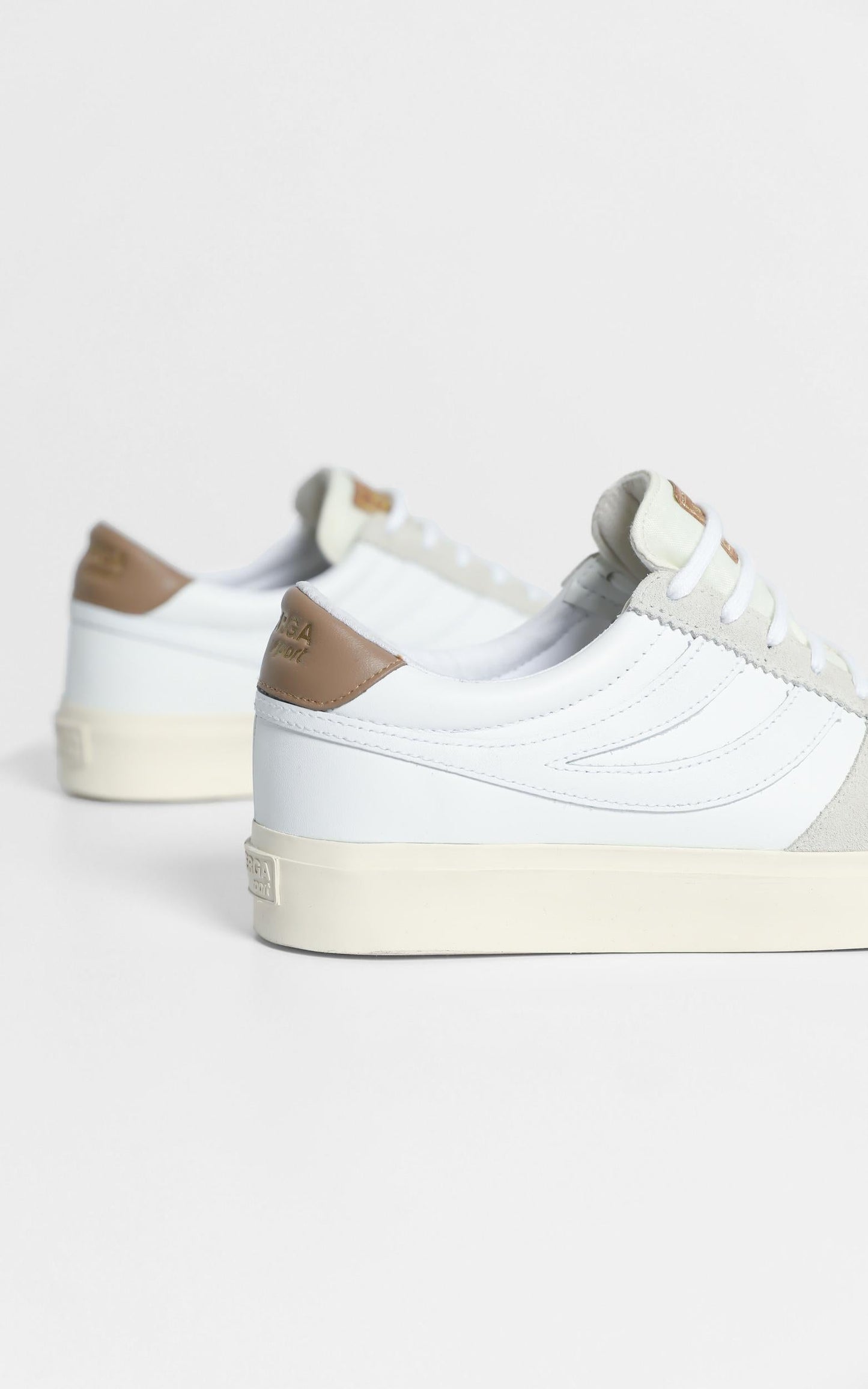 Superga - Seattle 3 Comflea Sneaker in white - brown dusty