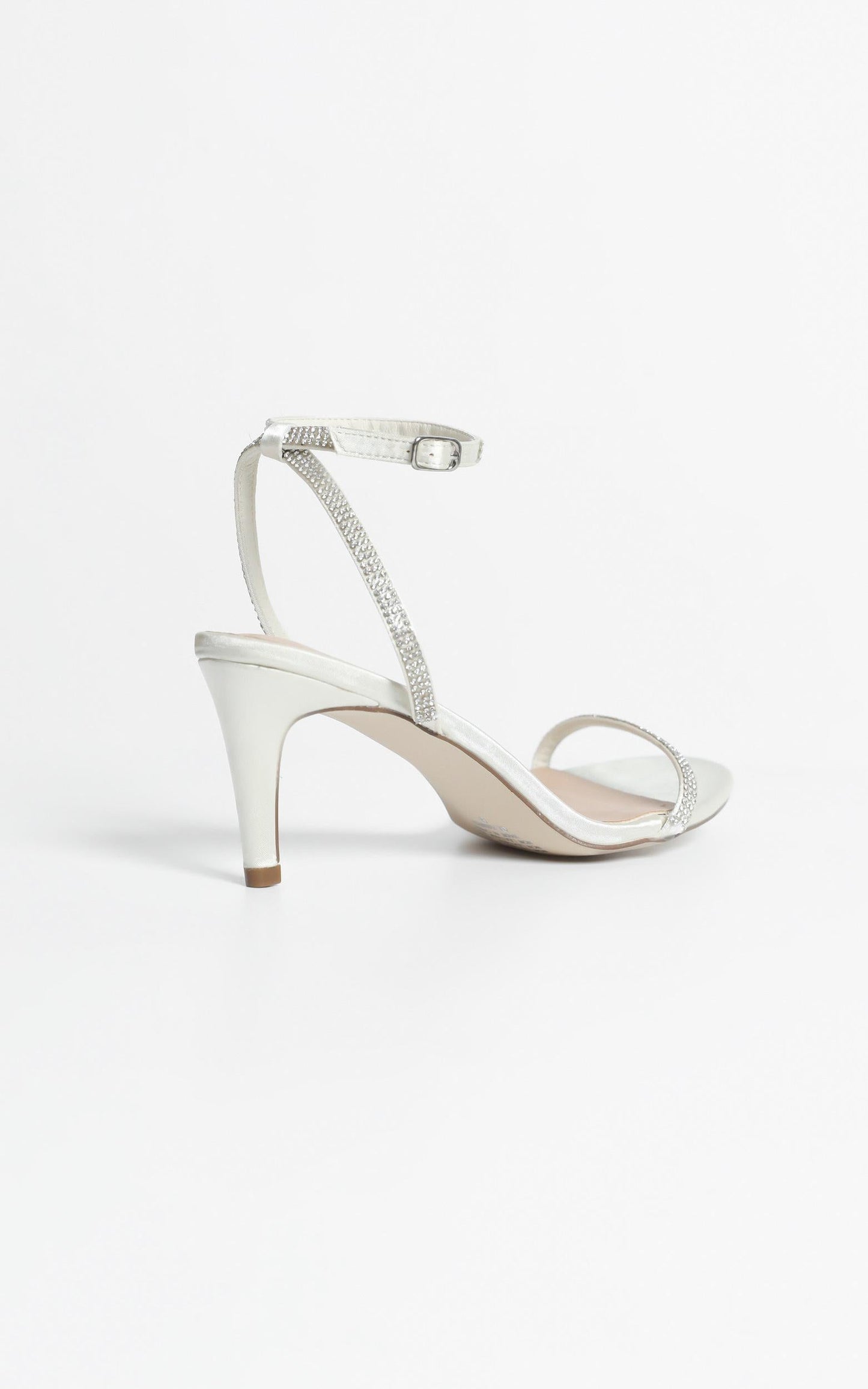 Therapy - Glimmer Heels in Champagne Satin