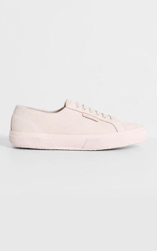 Superga - 2750 Buttersoft Leather Sneaker in tonal pink peach blush