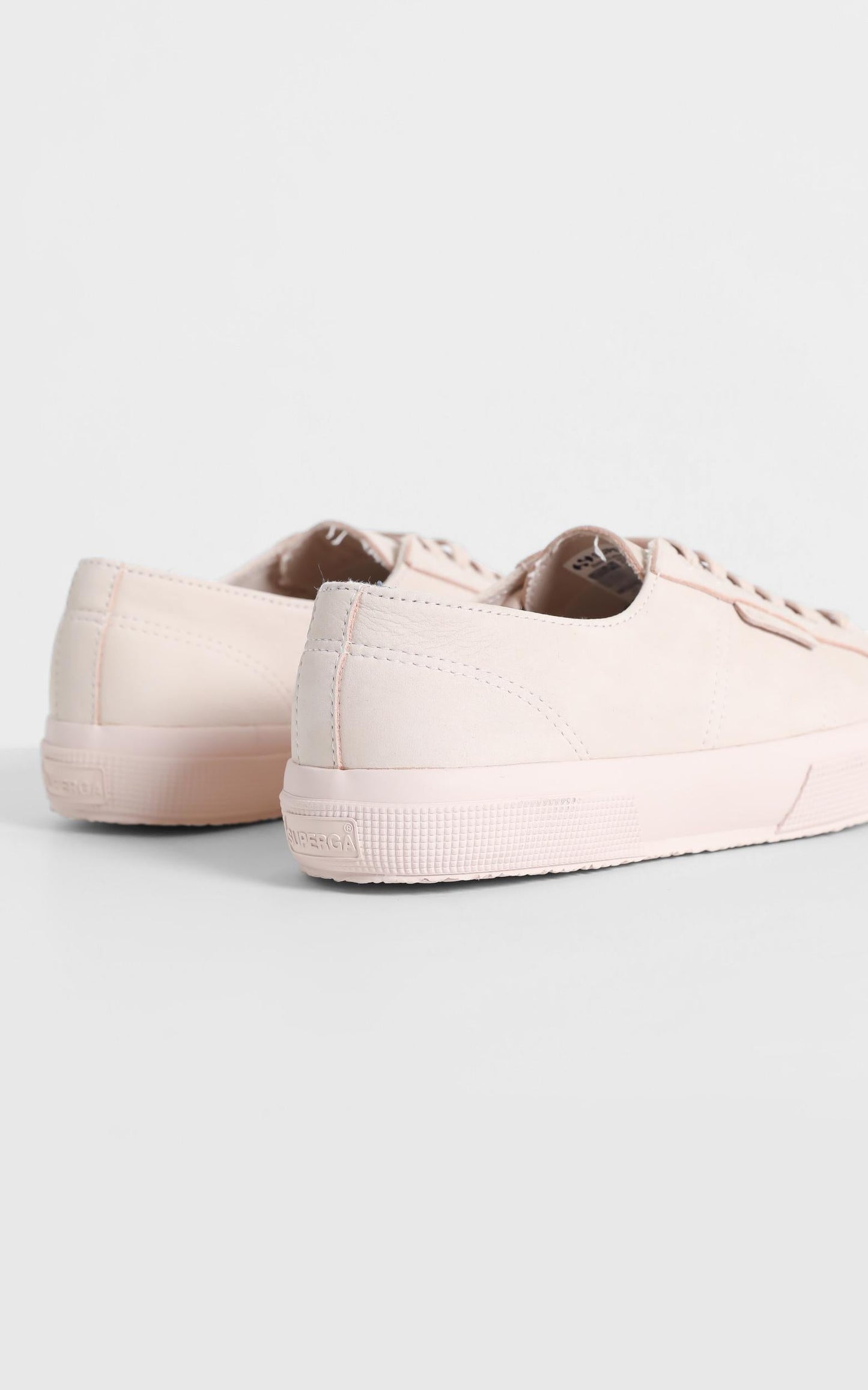 Superga - 2750 Buttersoft Leather Sneaker in tonal pink peach blush