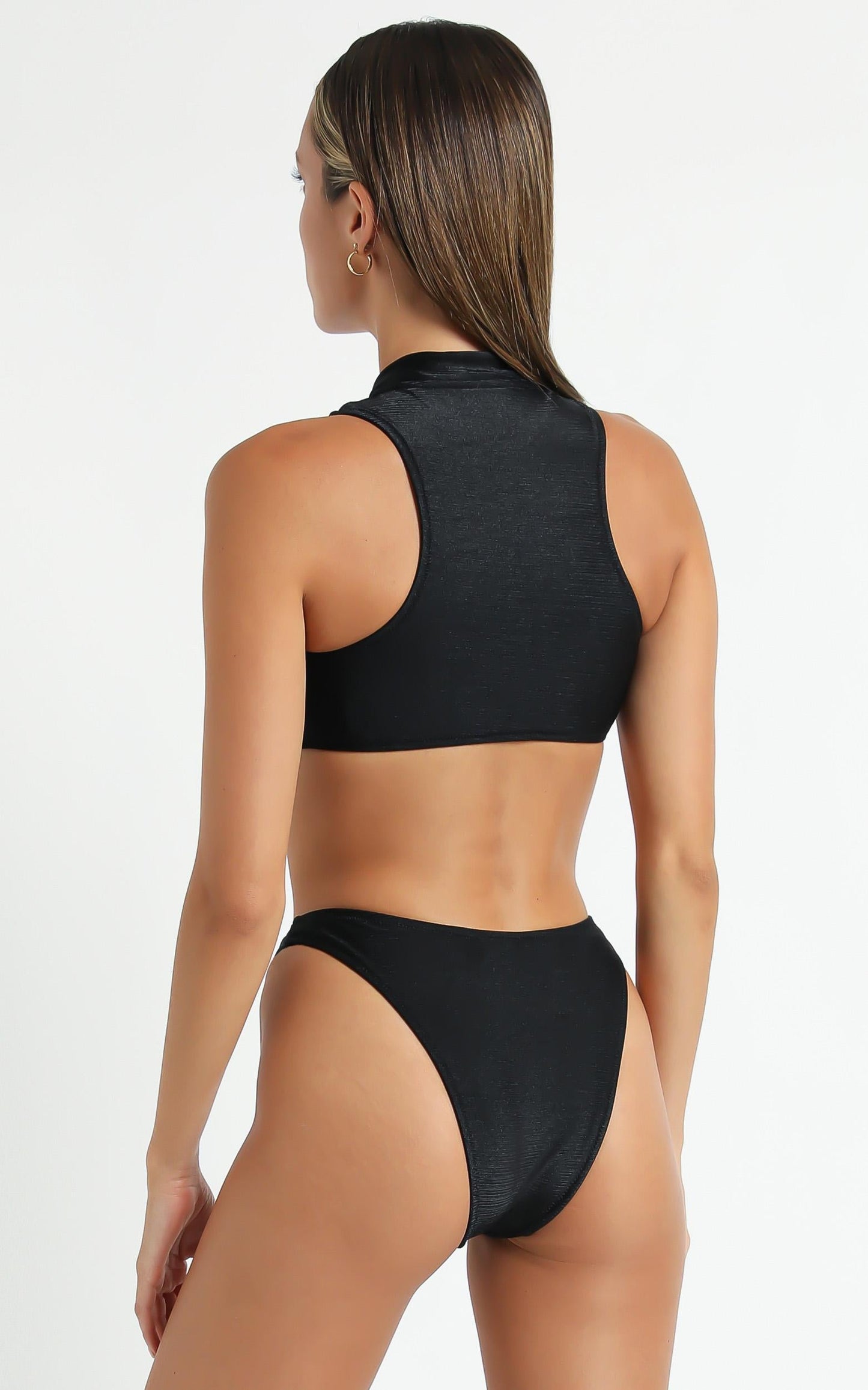 Twiin Swim - Kokomo Scoop Bottoms in Black