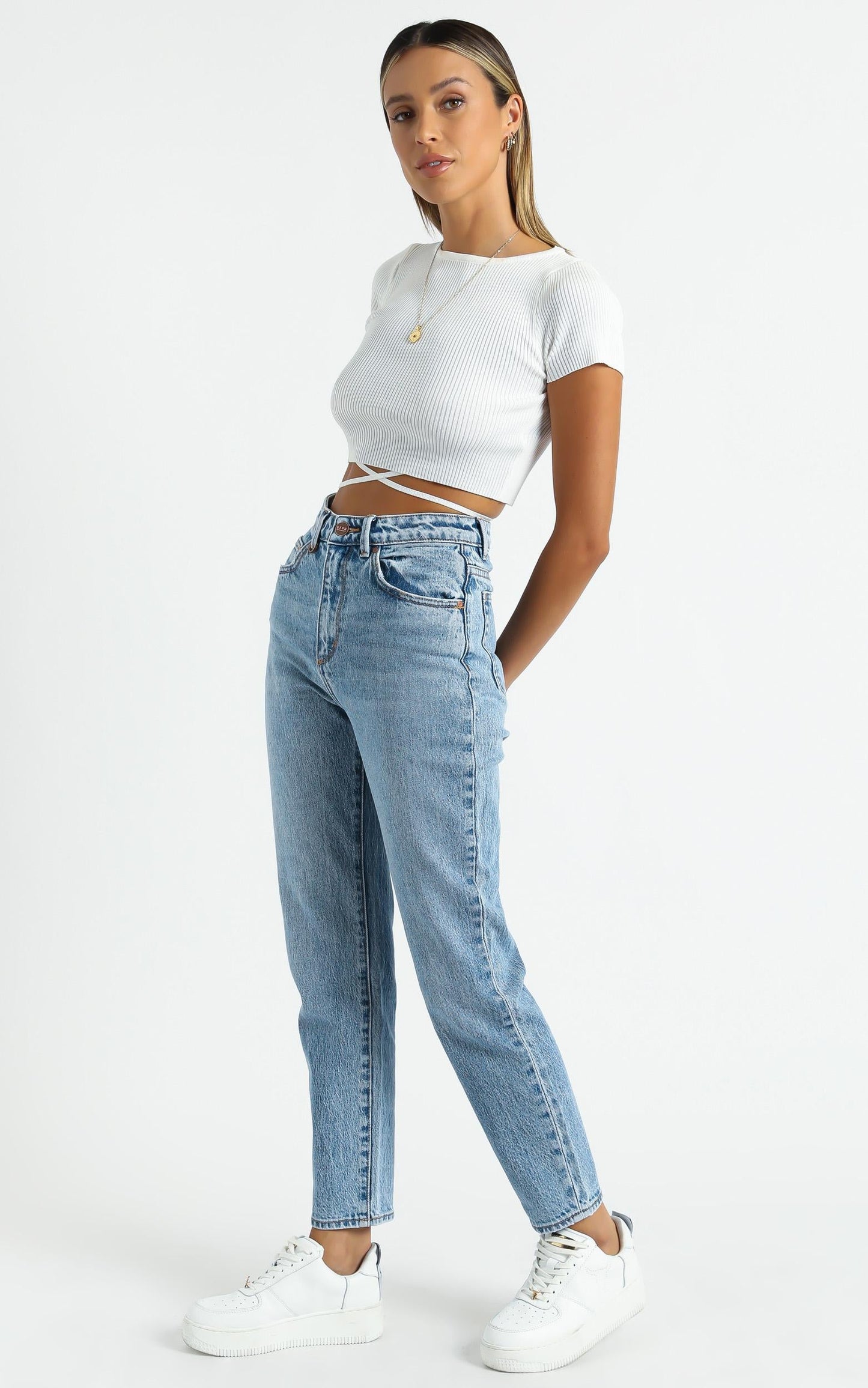 Sutton Top in White