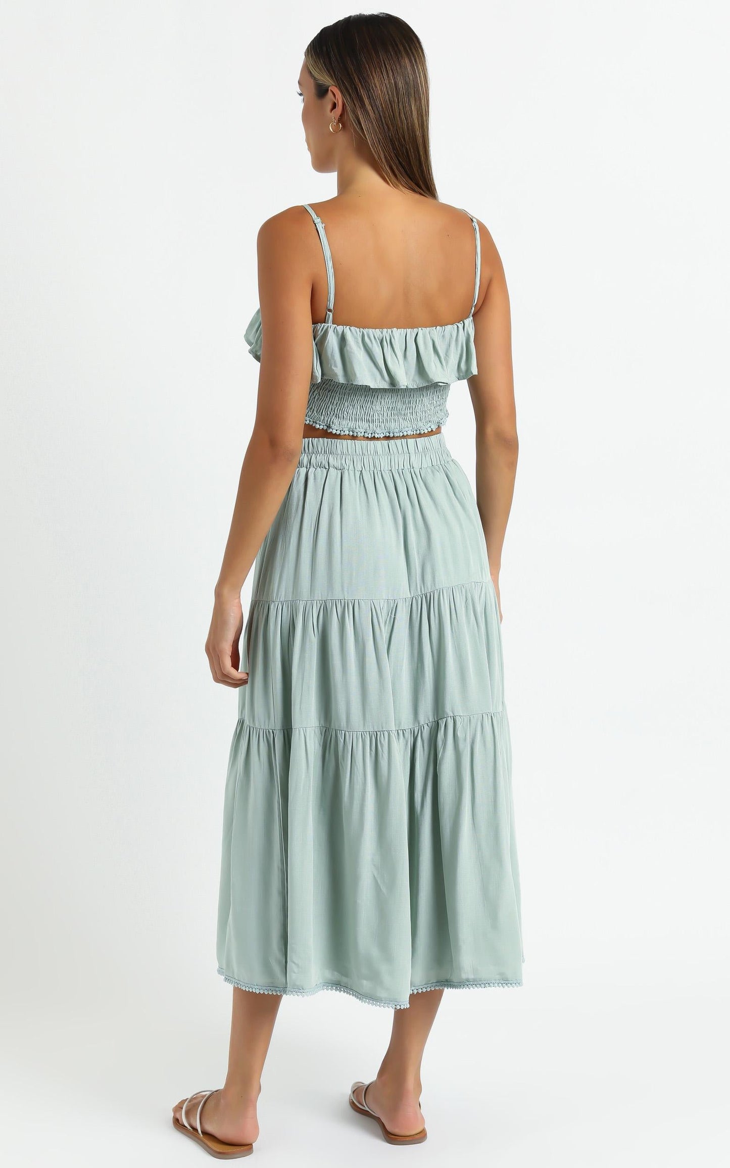 Elody Two Piece Set in Sage