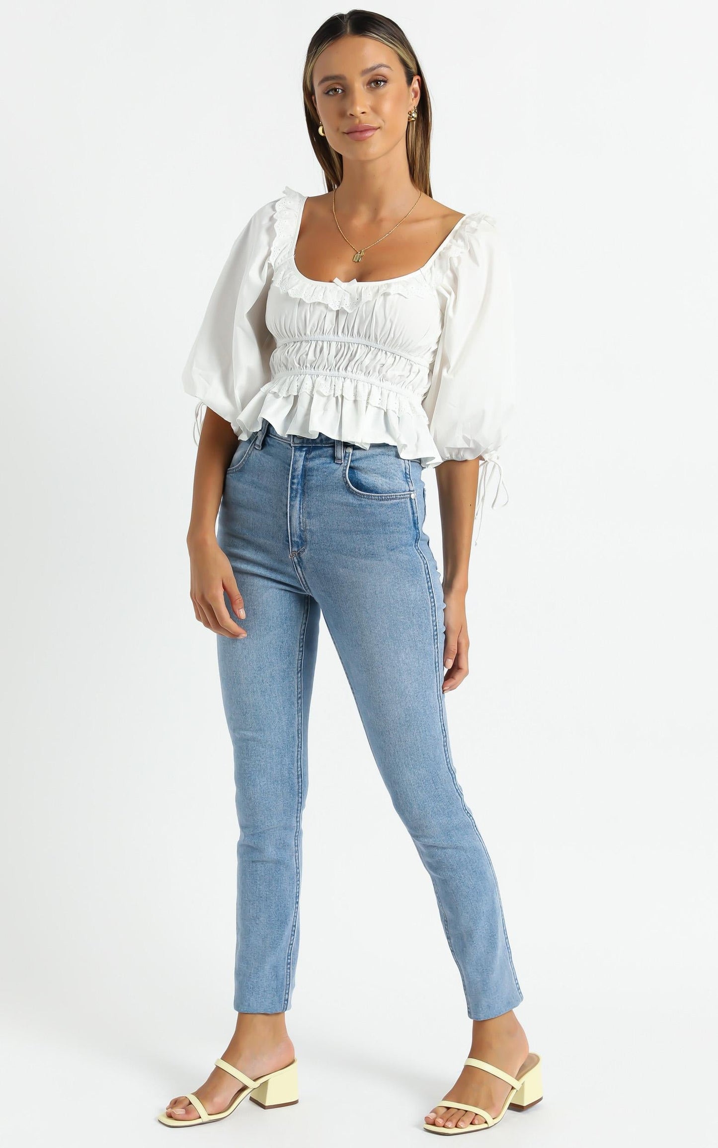 Arizona Top in White