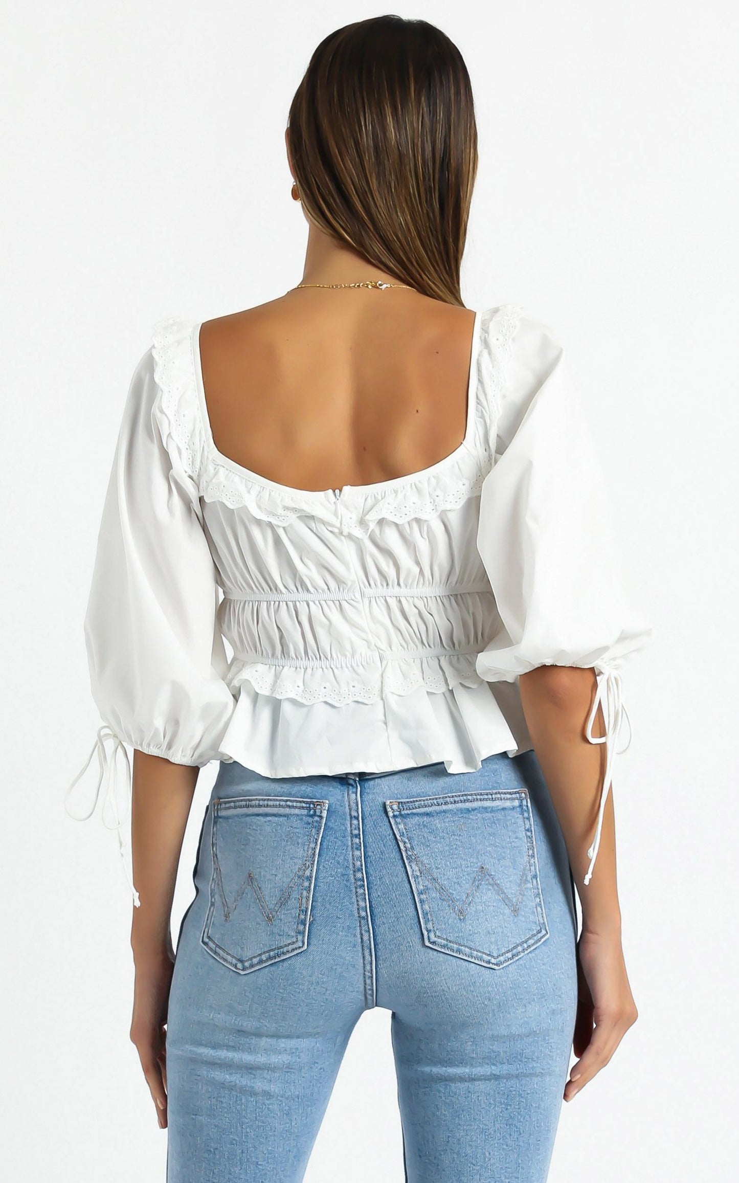 Arizona Top in White