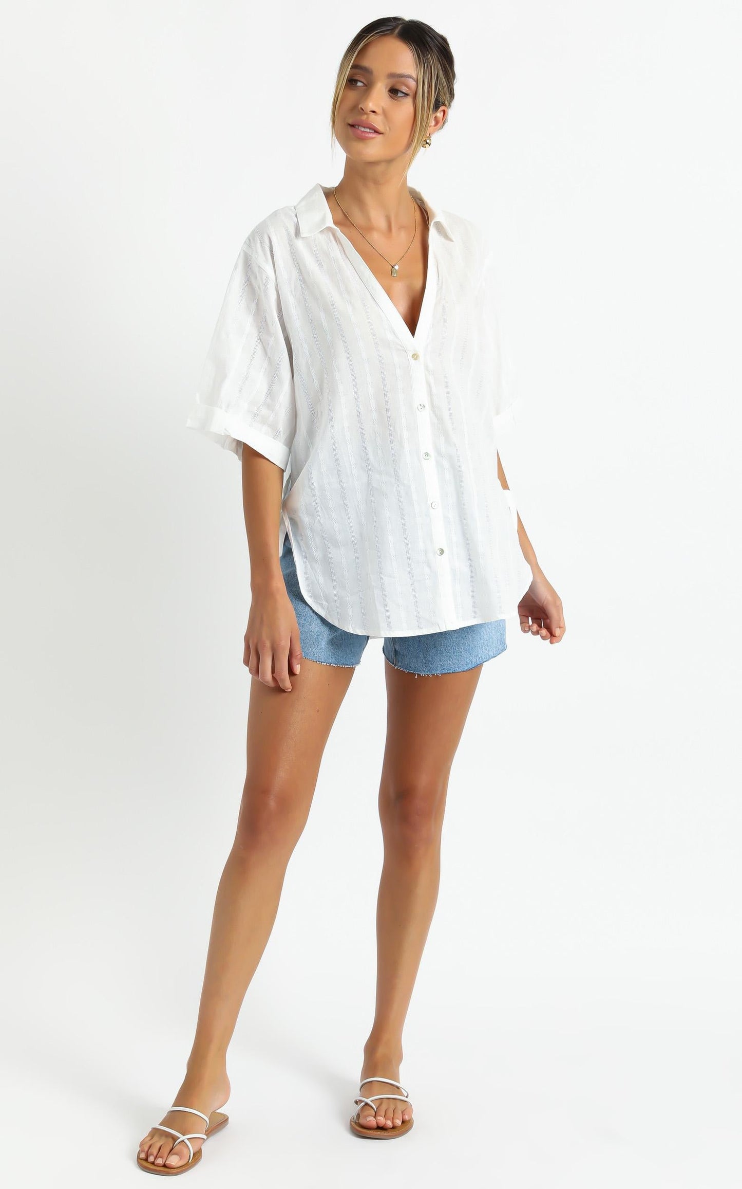 Love No More Shirt in White