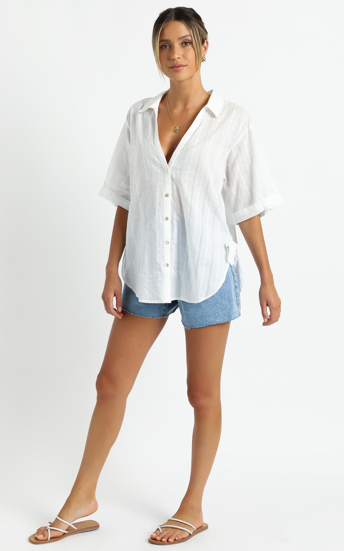 Love No More Shirt in White