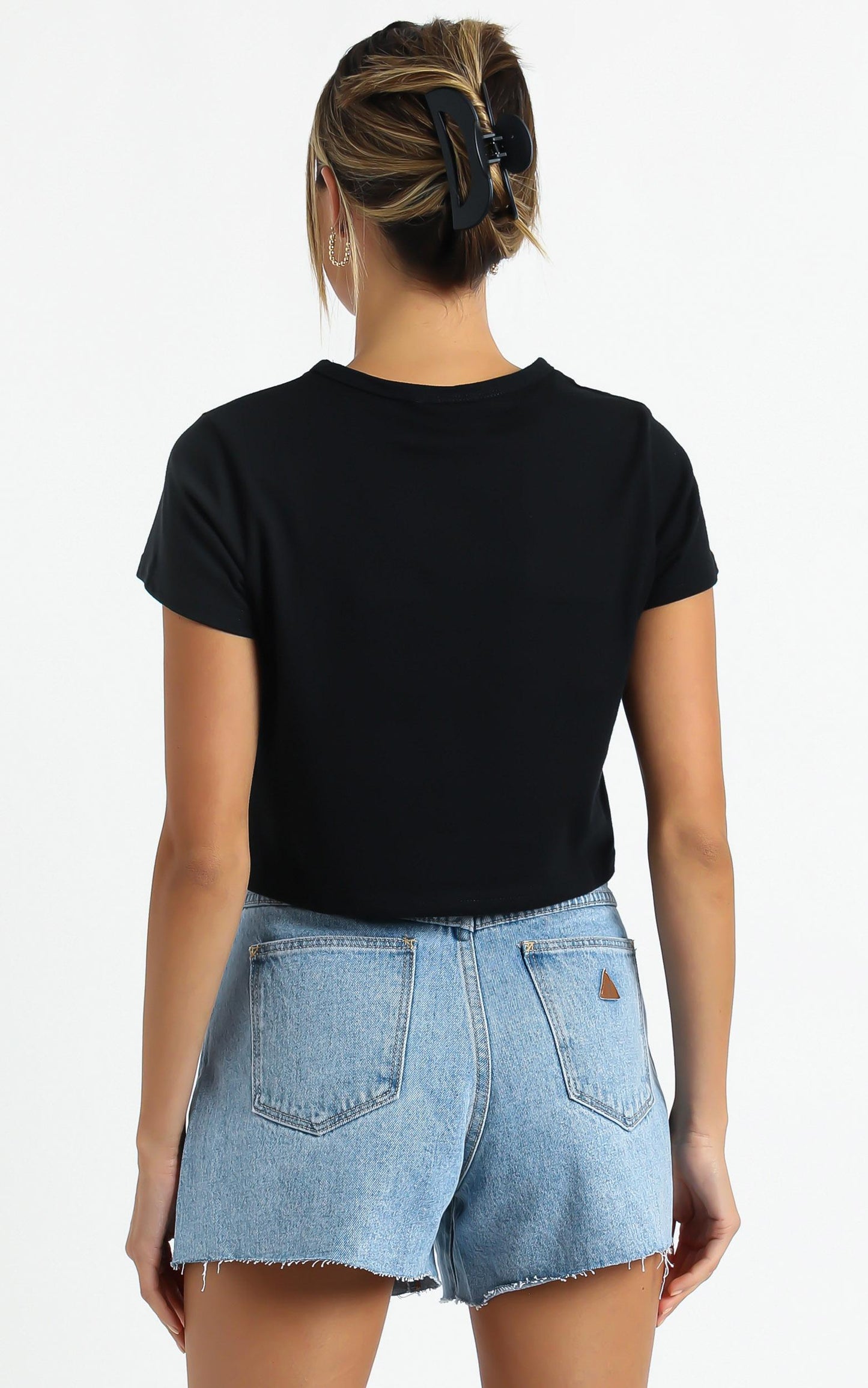 Abrand - A Venice Denim Short in Esmeralda