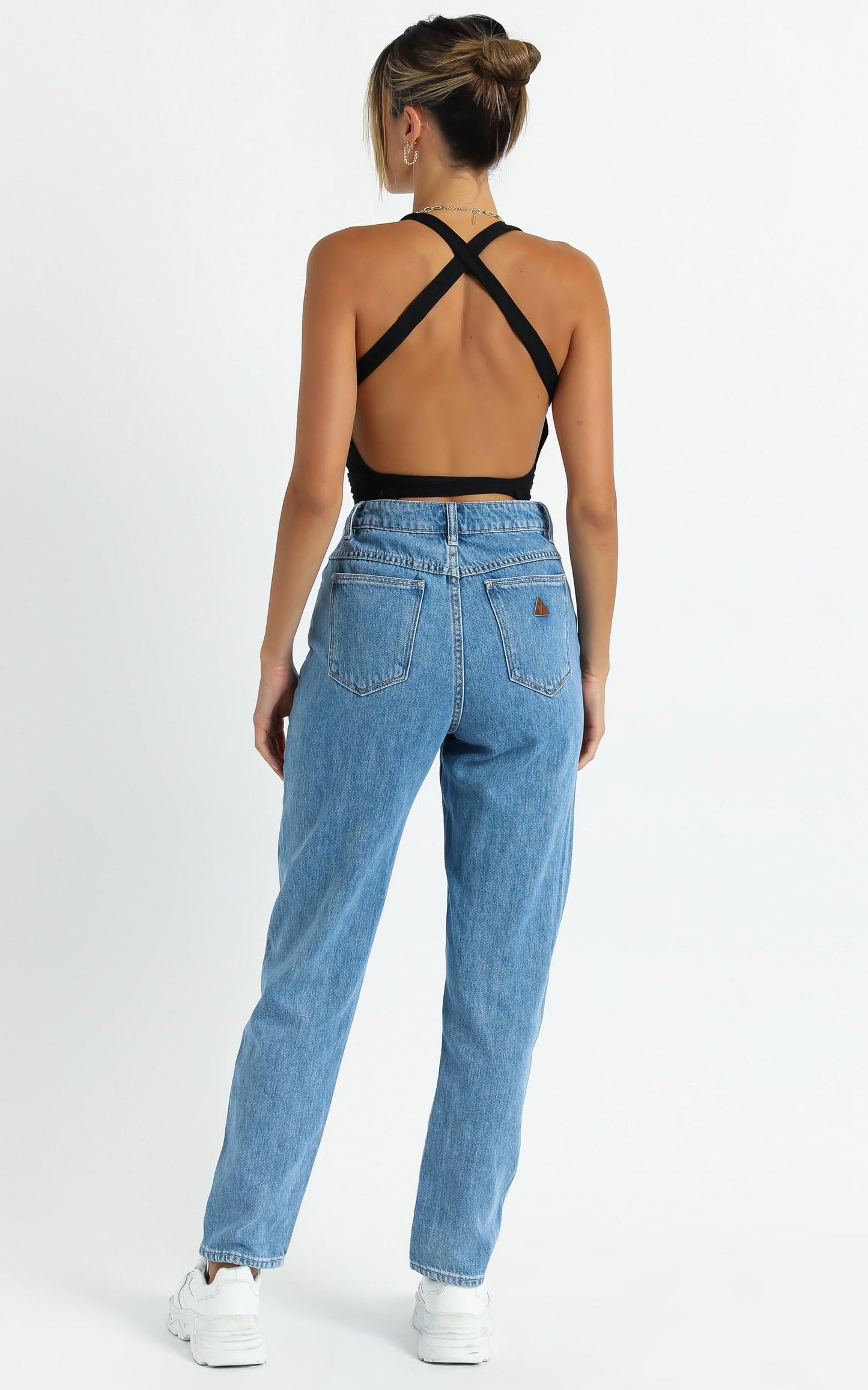 Abrand - A 94 High Slim Jean in Floretta