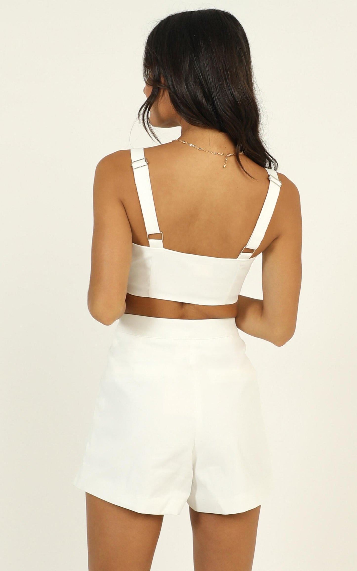 All the moves Two Piece Set in White